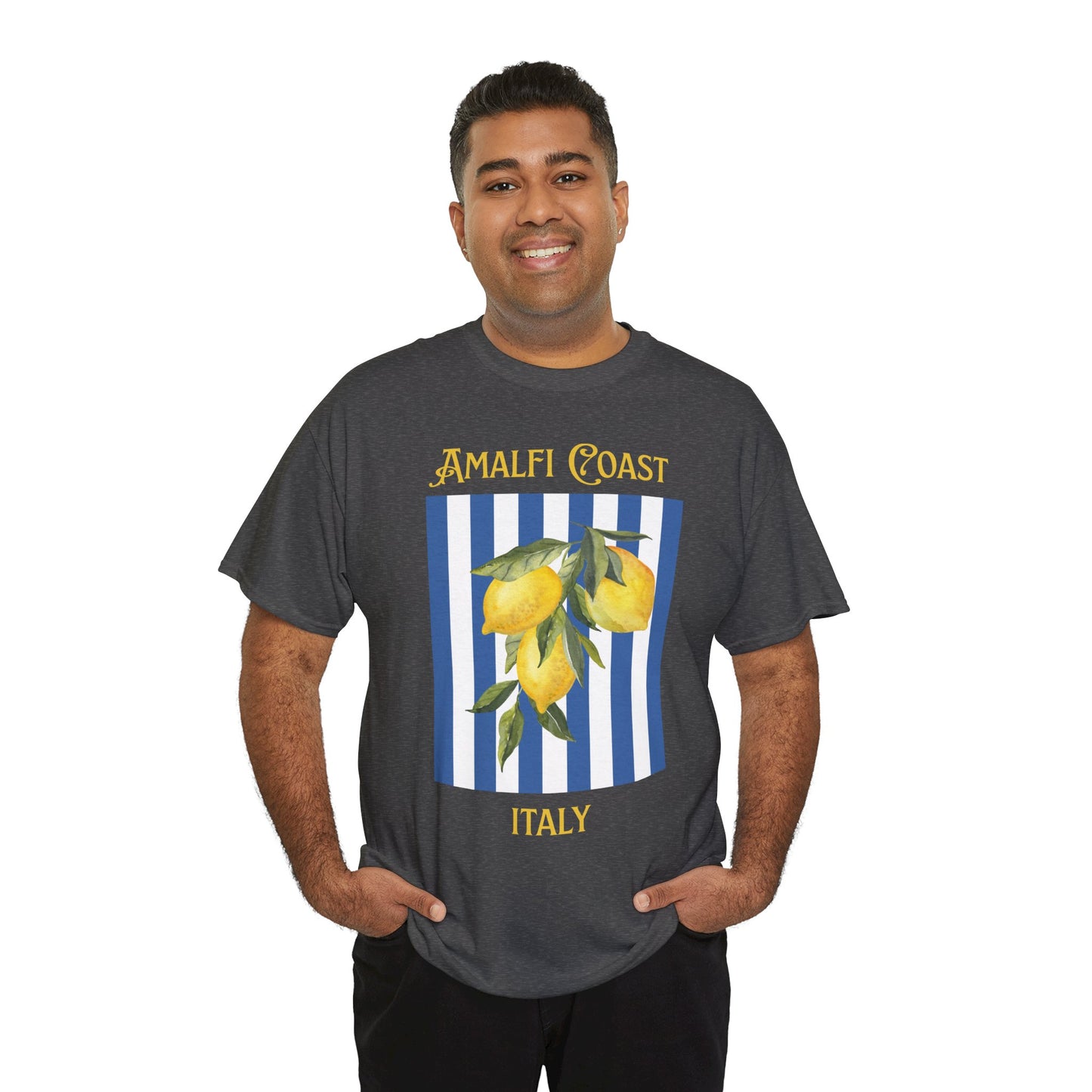 Unisex Amalfi Coast T-Shirt – Casual Coastal Graphic Tee - Wolf Aura Co