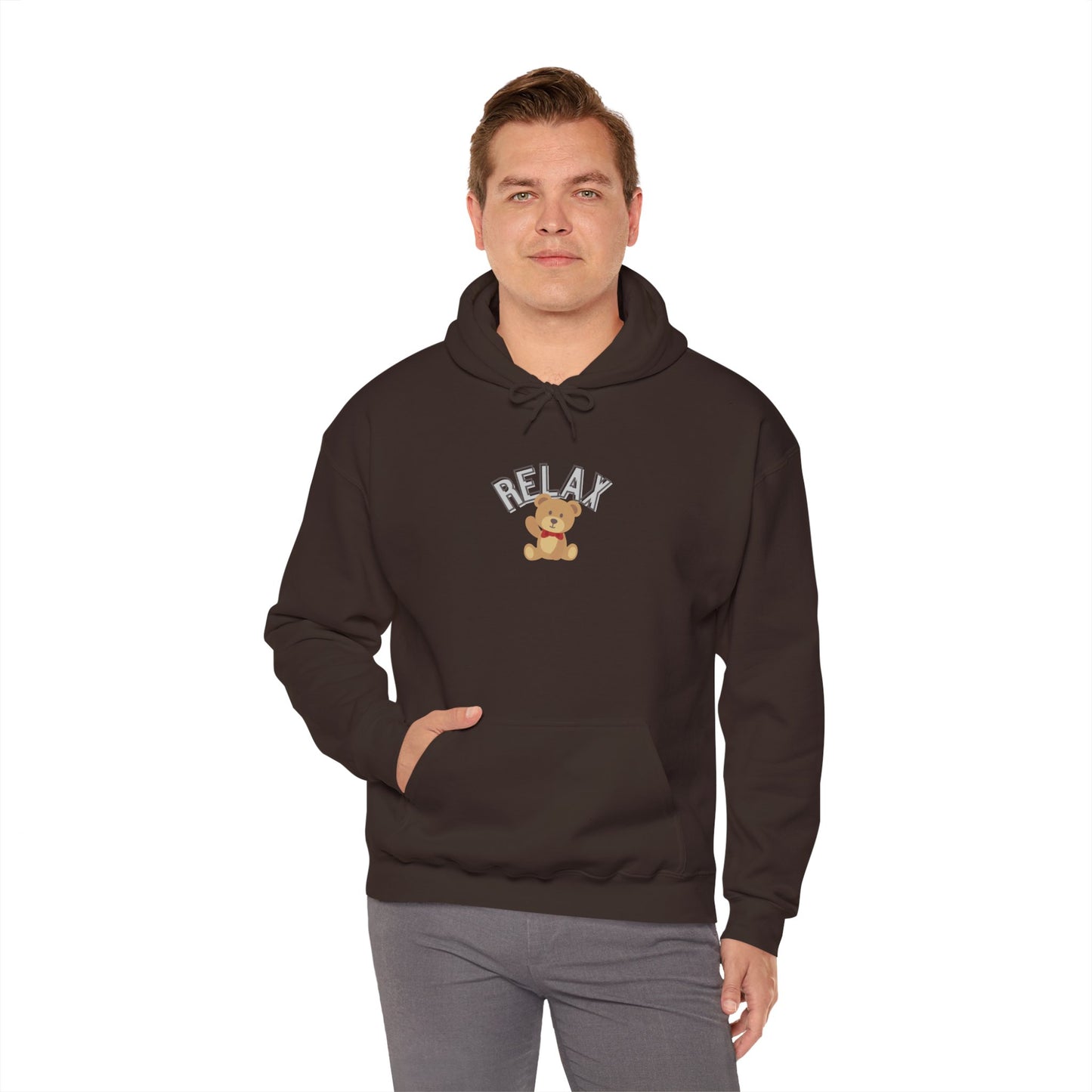 Teddy Bear Graphic Hoodie – Relaxation Sweatshirt for Men & Women - Wolf Aura Co