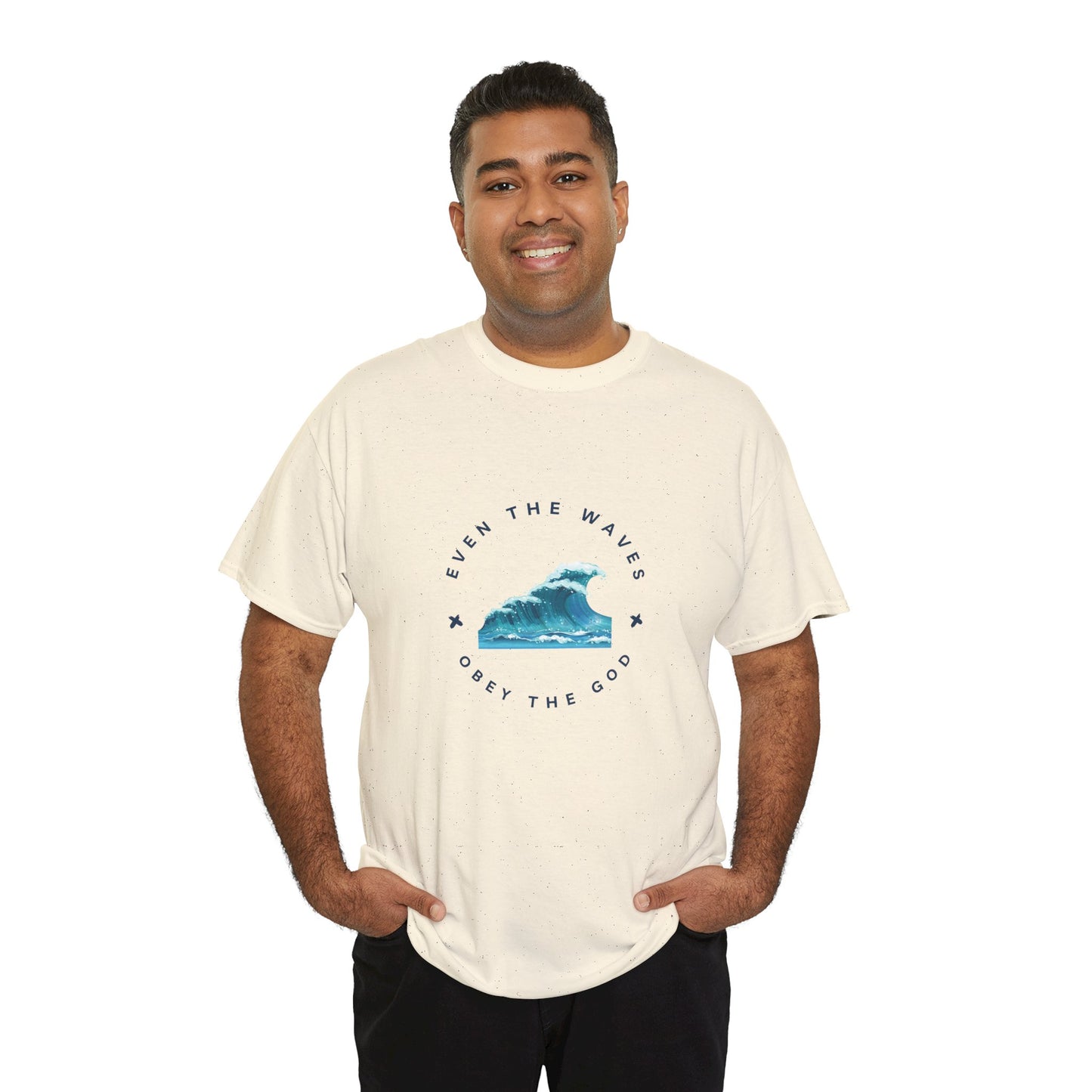 Wave Unisex Tee – Casual Cotton T-Shirt for Everyday Comfort - Wolf Aura Co
