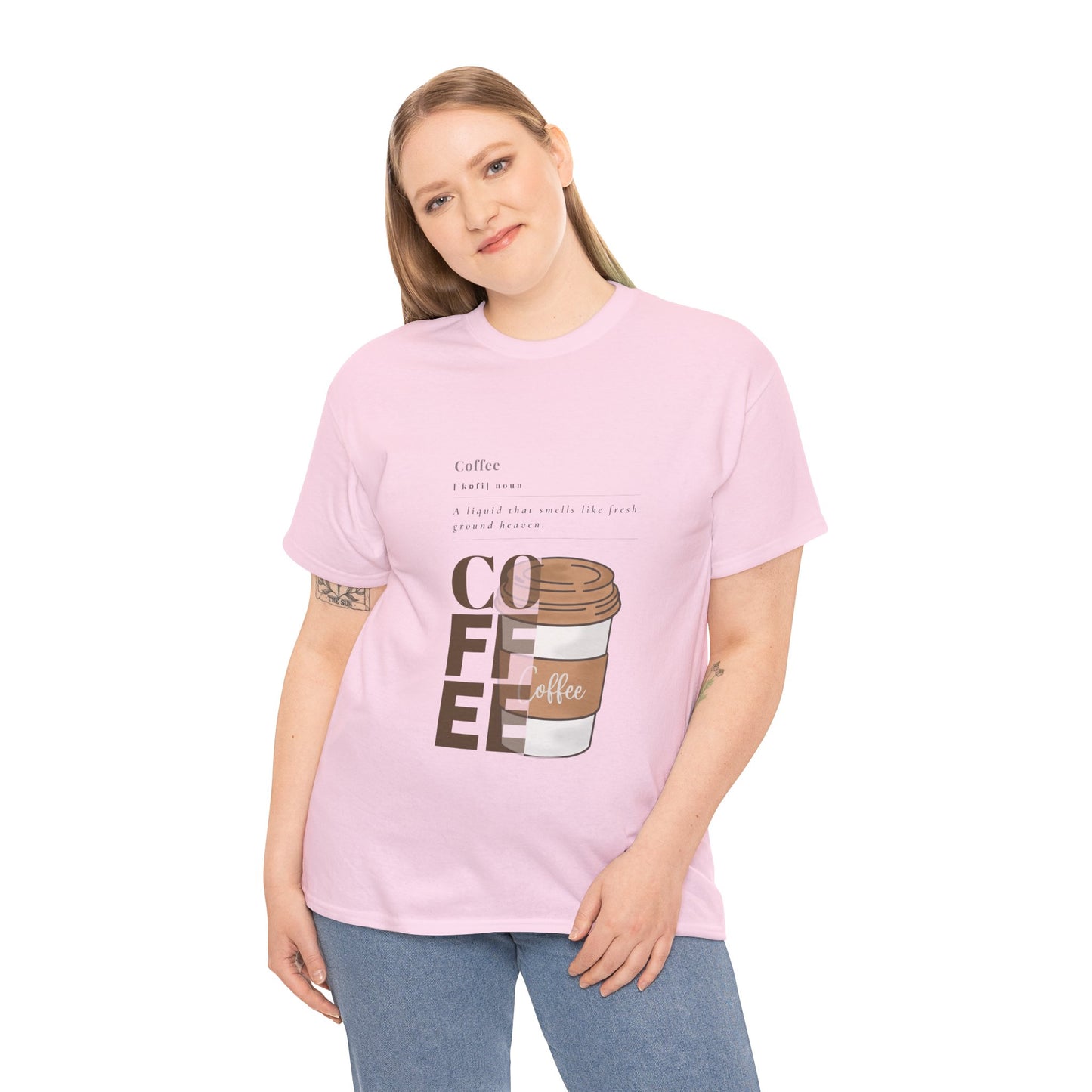 Fresh Brew Vibes Cotton T-Shirt – Casual Coffee Lovers Graphic Tee, Everyday Comfort, Barista Gift - Wolf Aura Co