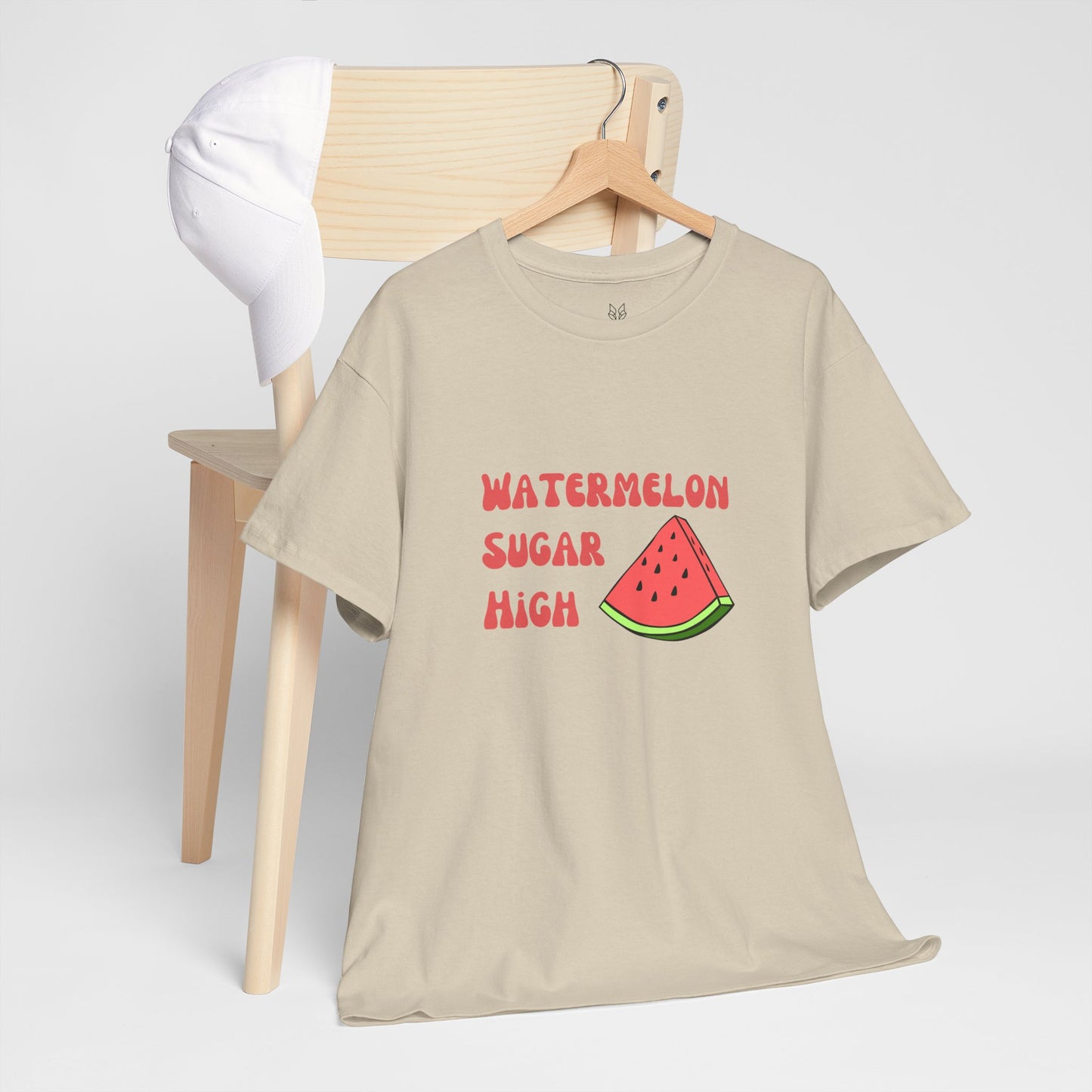 Watermelon Print Cotton T-Shirt
