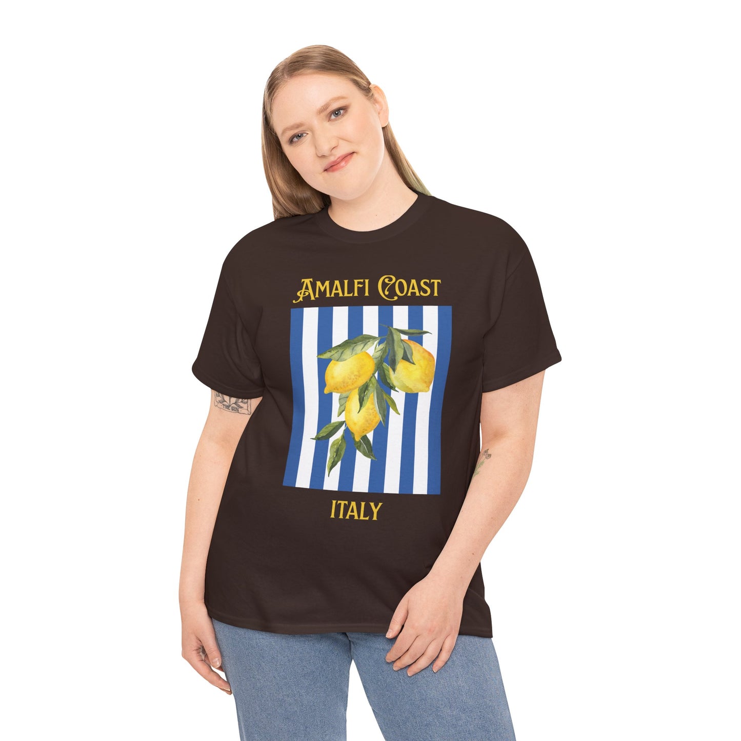 Unisex Amalfi Coast T-Shirt – Casual Coastal Graphic Tee - Wolf Aura Co
