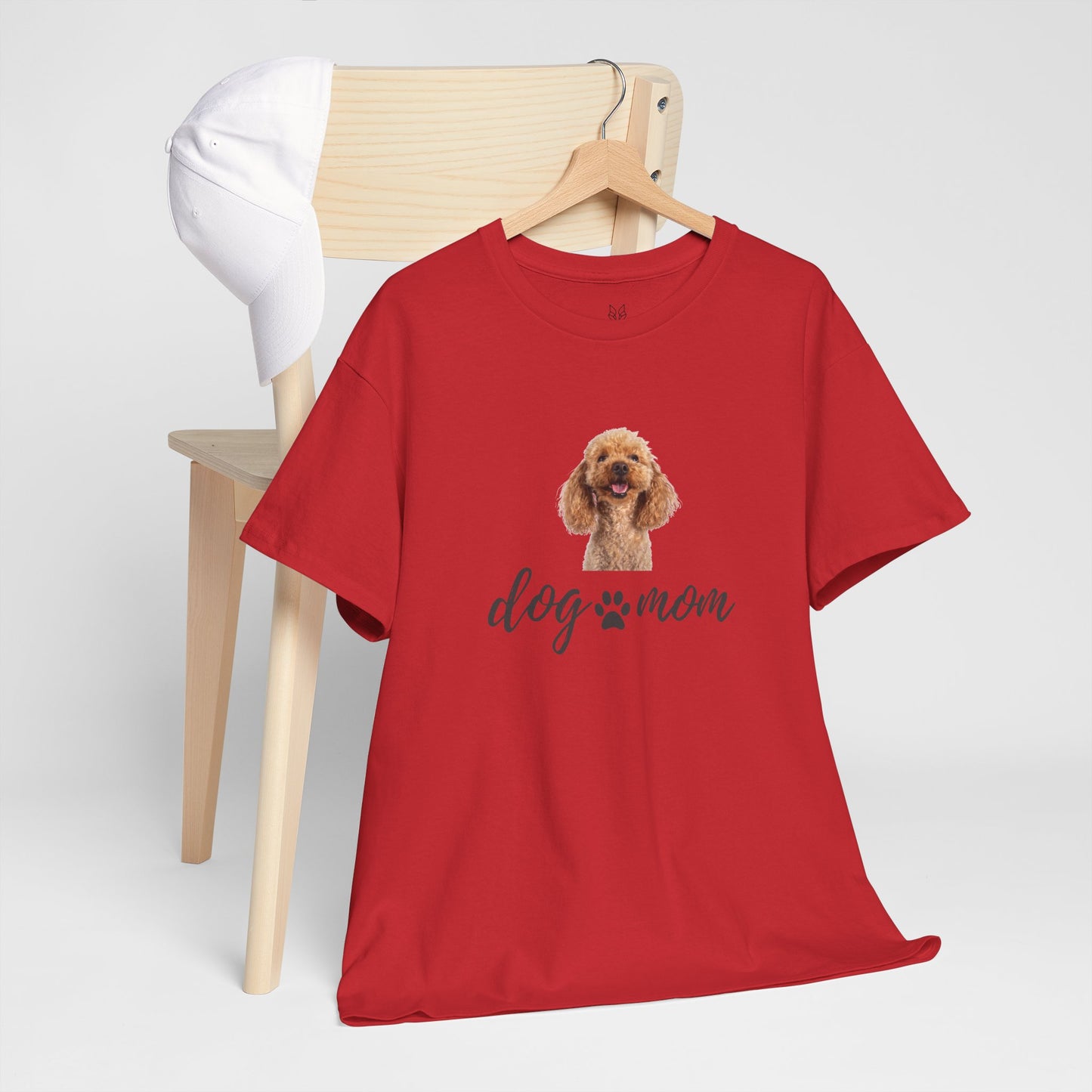Dog Print Cotton T-Shirt – Cute Casual Tee for Dog Moms | Gift for Dog Lovers, Everyday Comfort, Pet Parent Apparel - Wolf Aura Co