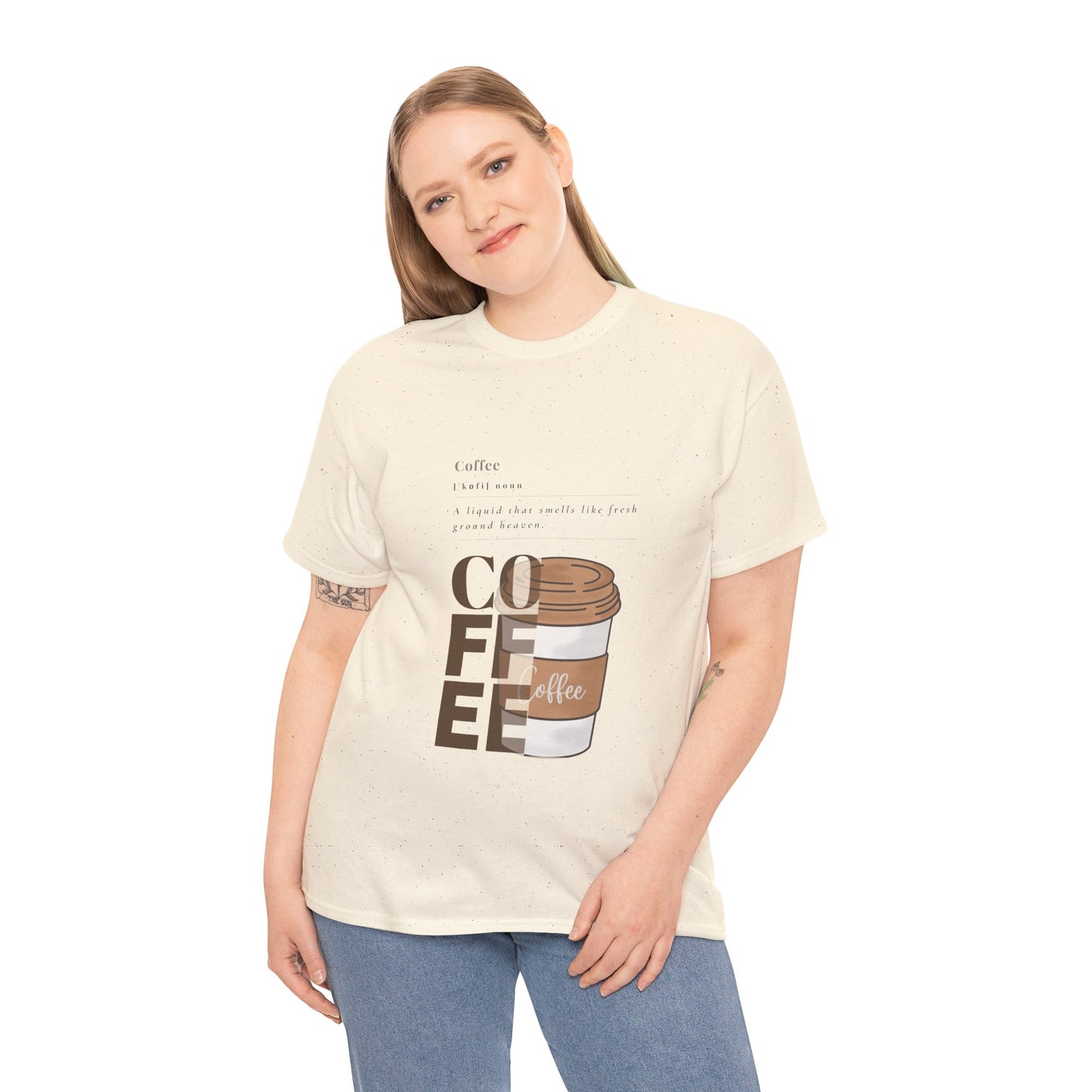 Fresh Brew Vibes Cotton T-Shirt – Casual Coffee Lovers Graphic Tee, Everyday Comfort, Barista Gift - Wolf Aura Co