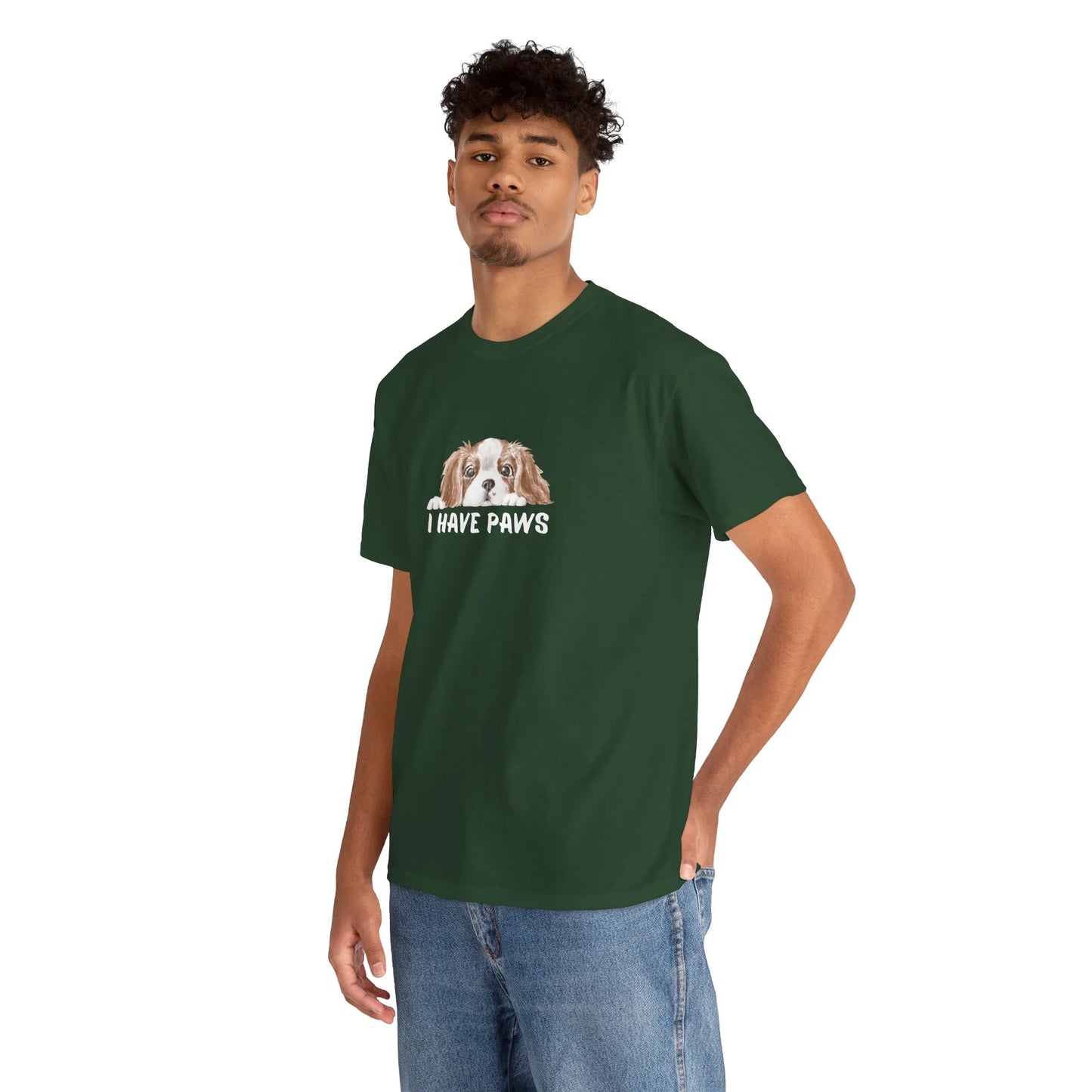 Dog Lover's Unisex Tee - I Have Paws - Wolf Aura Co