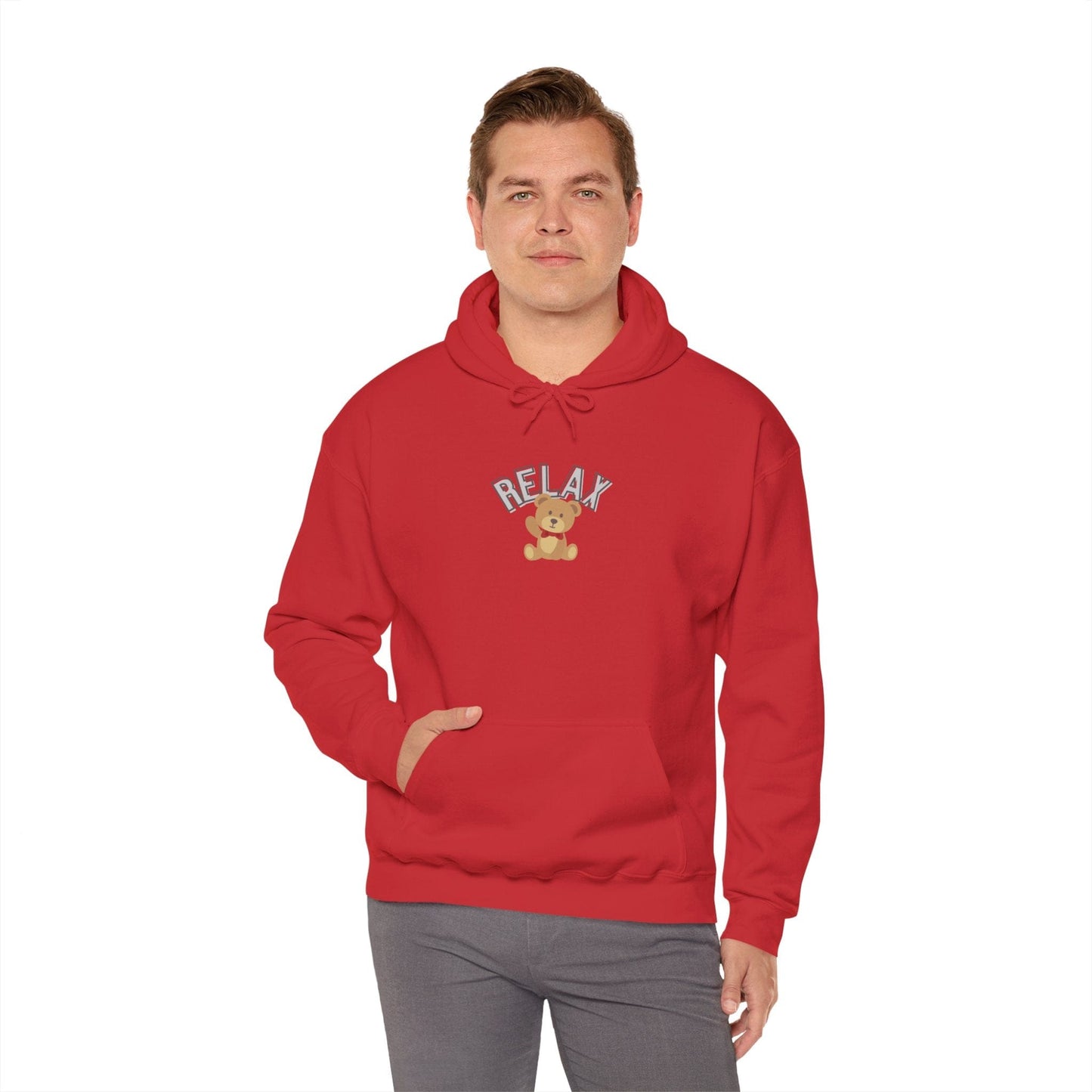 Teddy Bear Graphic Hoodie – Relaxation Sweatshirt for Men & Women - Wolf Aura Co