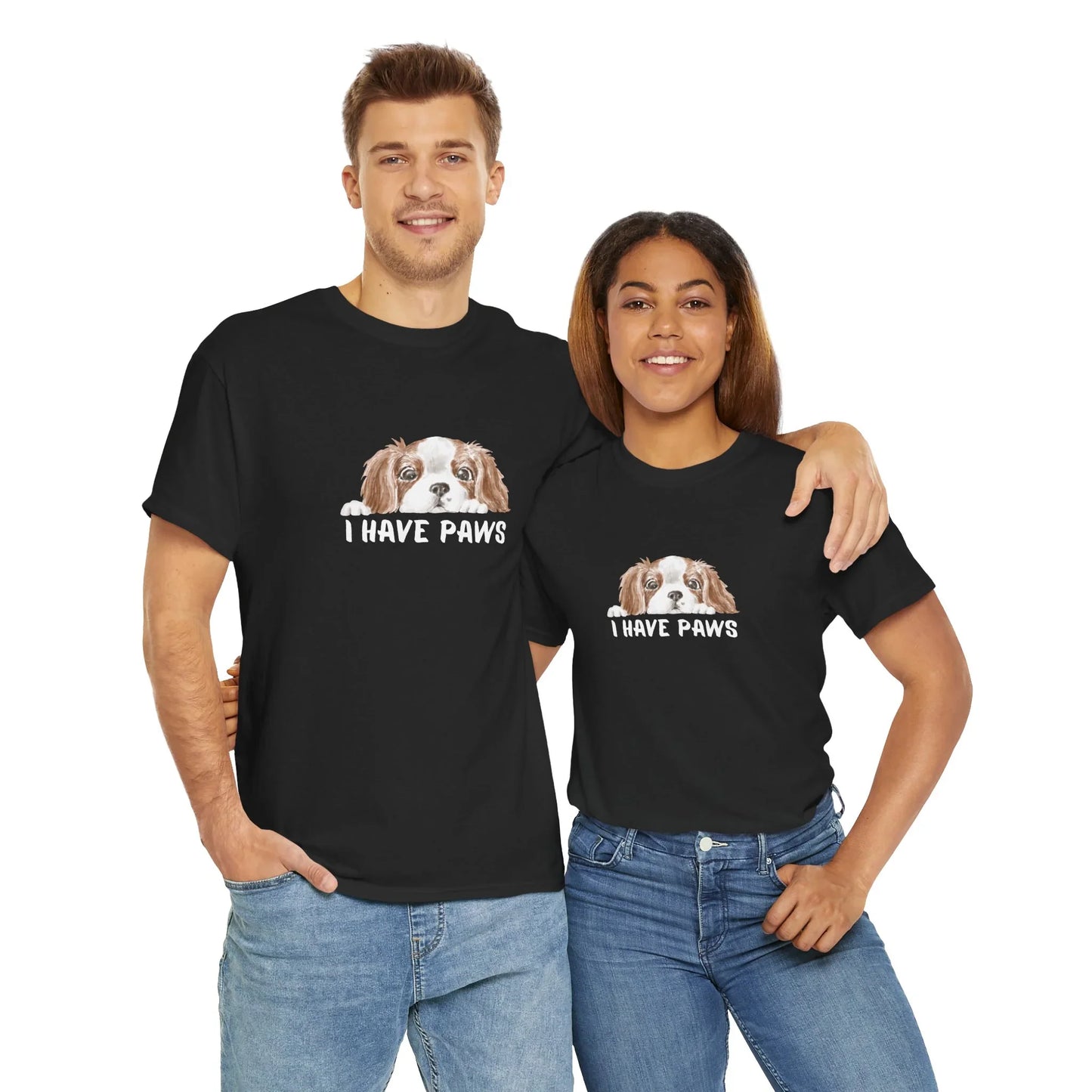Dog Lover's Unisex Tee - I Have Paws - Wolf Aura Co