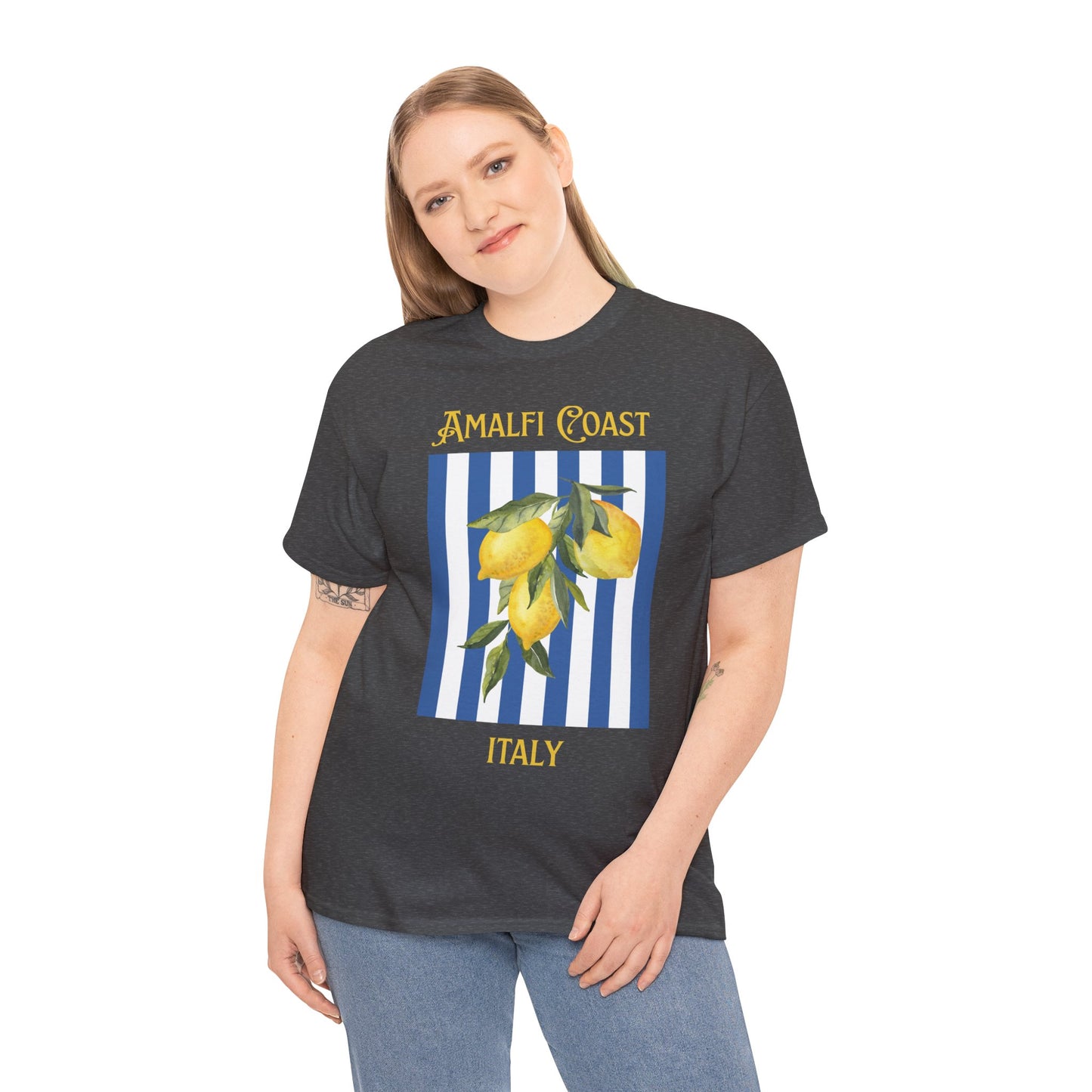 Unisex Amalfi Coast T-Shirt – Casual Coastal Graphic Tee - Wolf Aura Co
