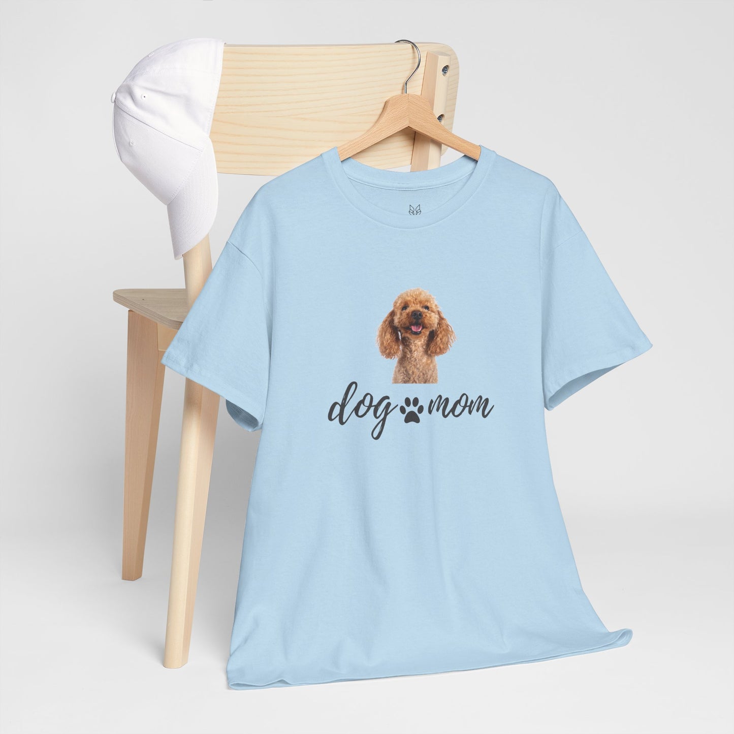 Dog Print Cotton T-Shirt – Cute Casual Tee for Dog Moms | Gift for Dog Lovers, Everyday Comfort, Pet Parent Apparel - Wolf Aura Co