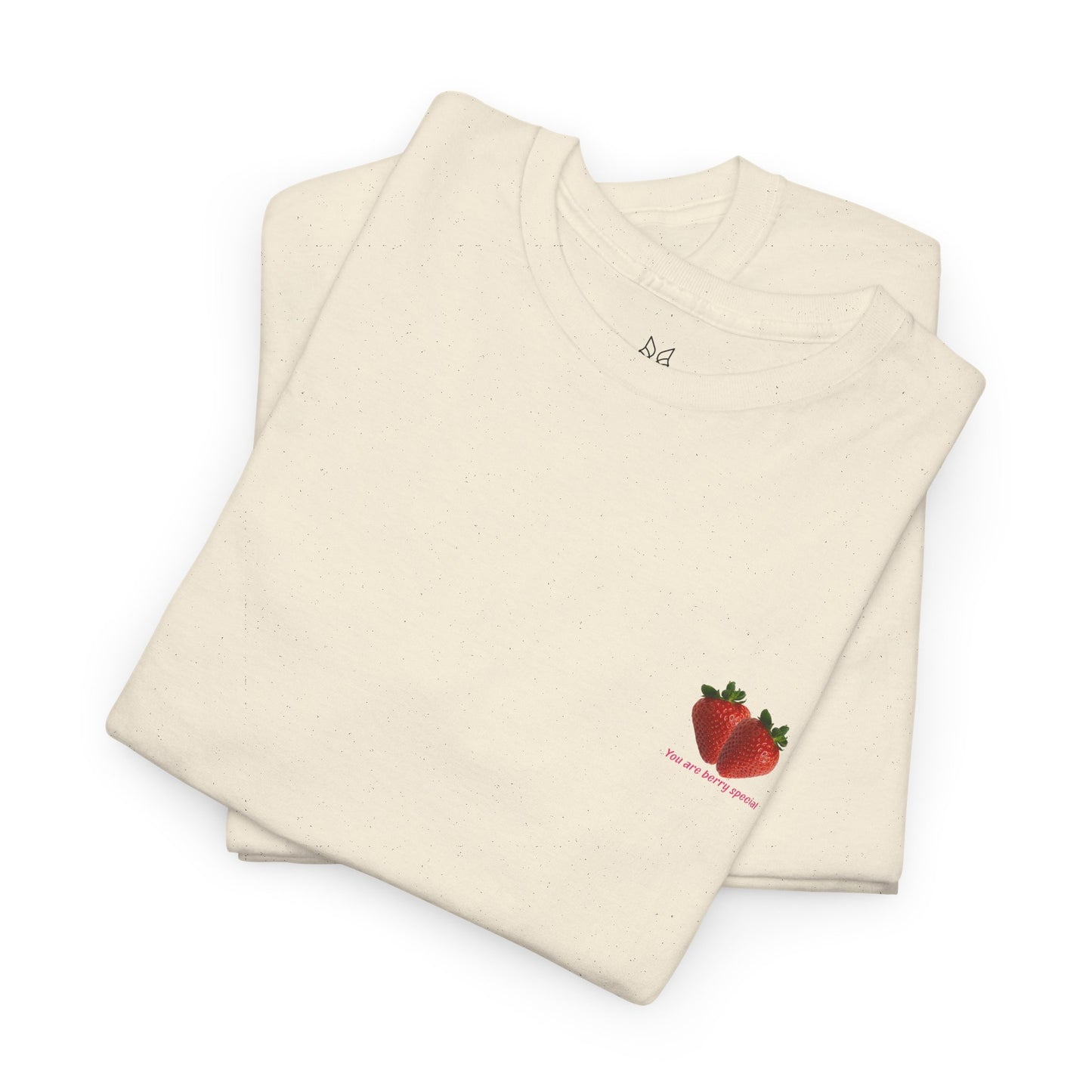 Strawberry Print Casual T-Shirt | Cute Graphic Tee, Everyday Comfort, Fruit-Inspired Fashion - Wolf Aura Co