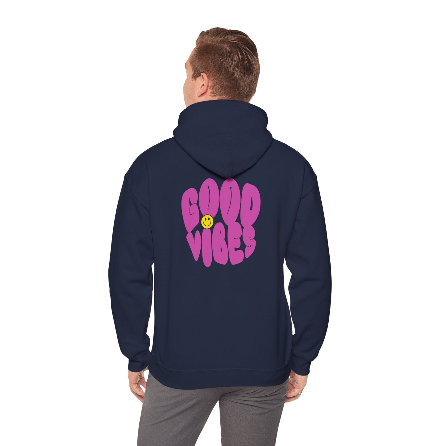 Good Vibes Unisex Hoodie - Cozy Sweatshirt, Casual Wear, Perfect Gift, Everyday Comfort, Trendy Fashion - Wolf Aura Co