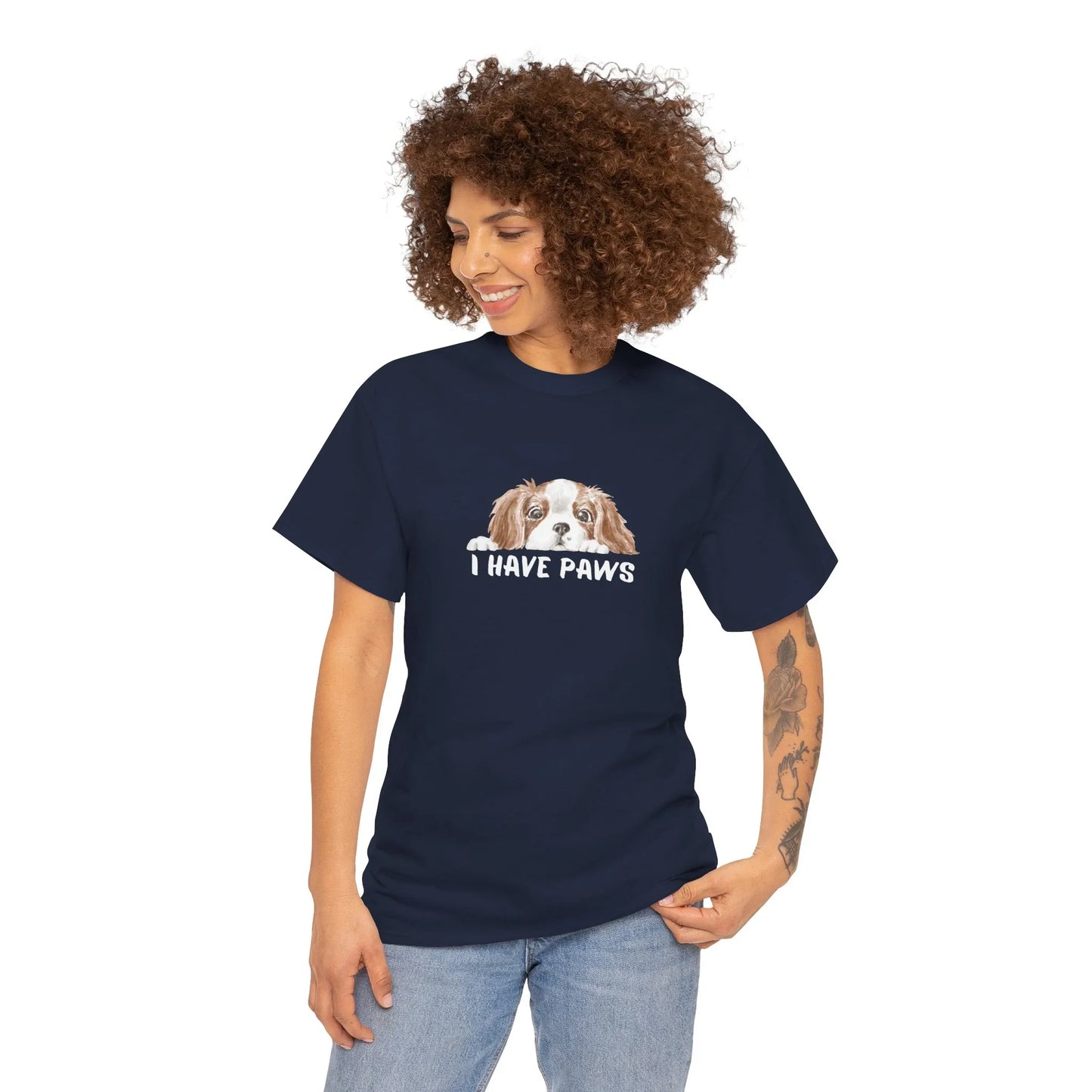 Dog Lover's Unisex Tee - I Have Paws - Wolf Aura Co