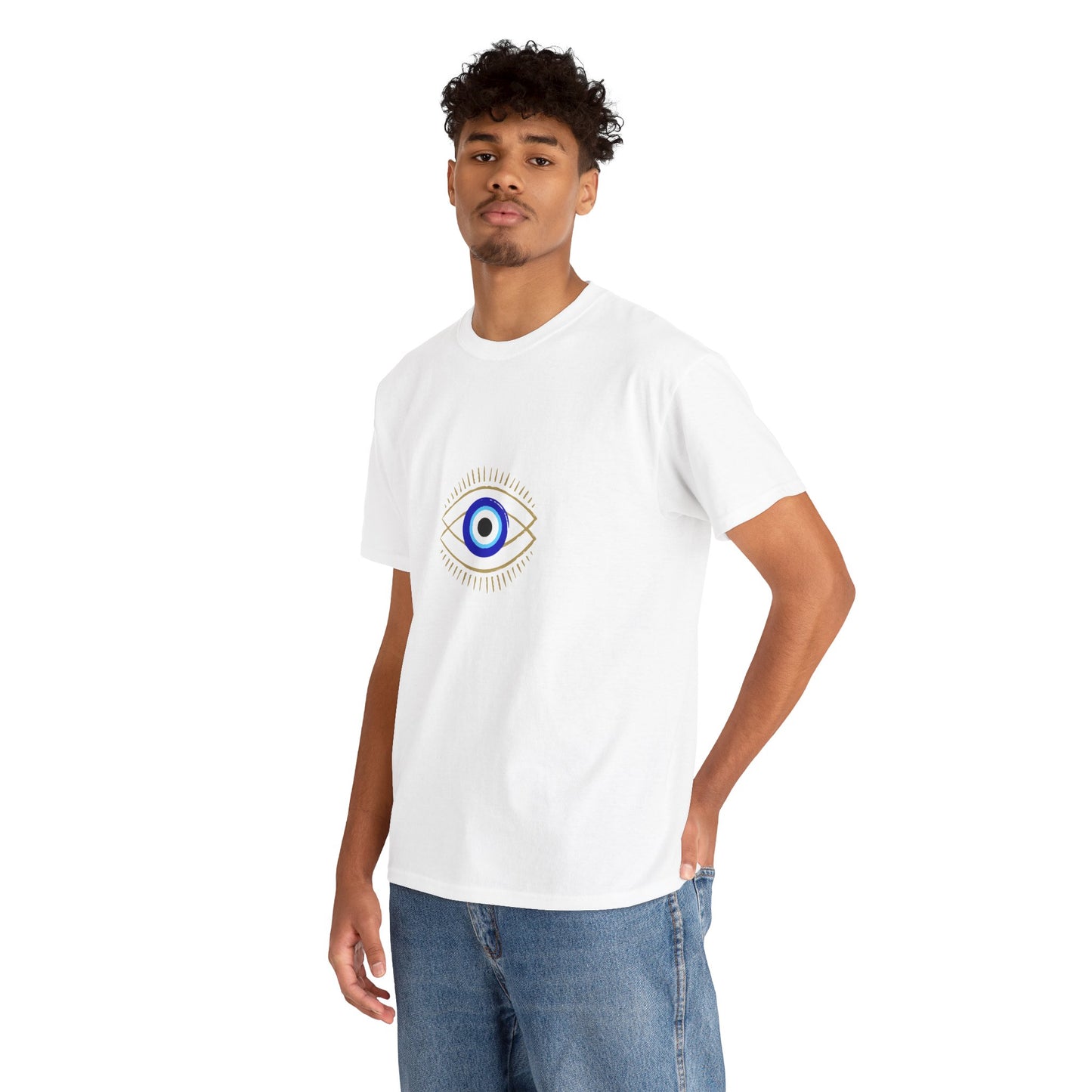 Casual Evil Eye Graphic Tee