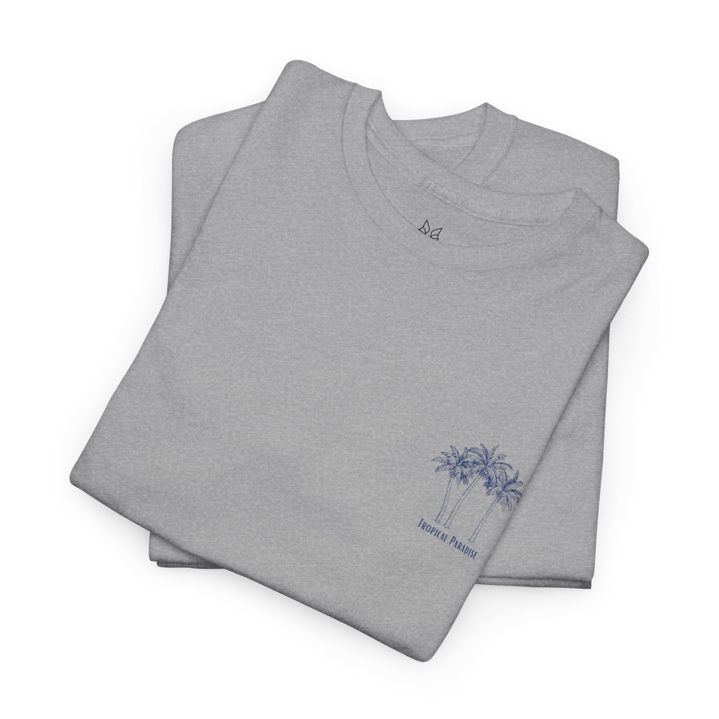 Palm Tree Print Cotton T-Shirt – Casual Summer Tee, Beachwear, Tropical Graphic Shirt, Everyday Comfort - Wolf Aura Co