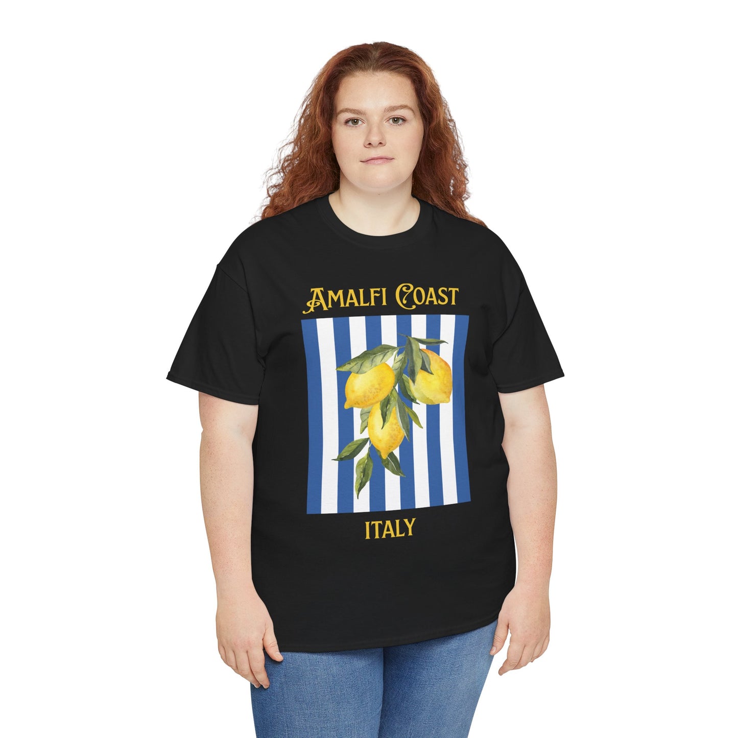 Unisex Amalfi Coast T-Shirt – Casual Coastal Graphic Tee - Wolf Aura Co