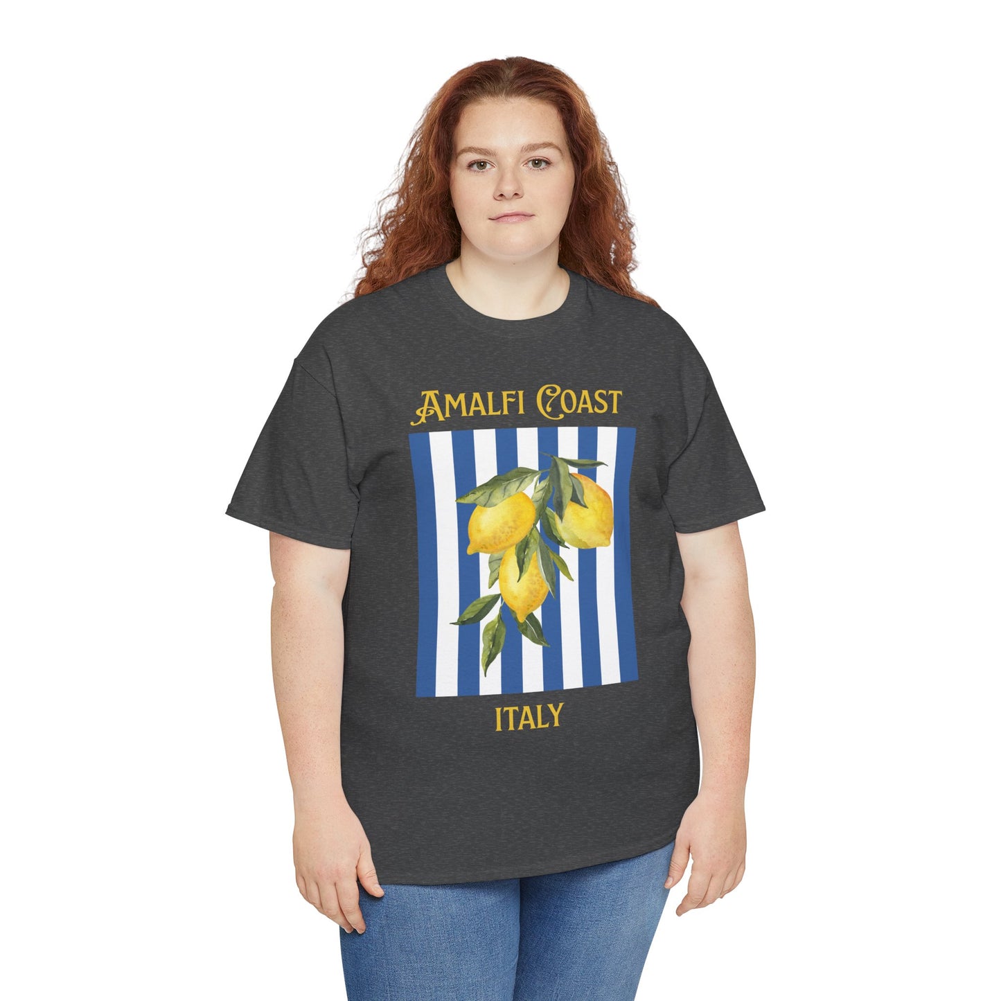 Unisex Amalfi Coast T-Shirt – Casual Coastal Graphic Tee - Wolf Aura Co