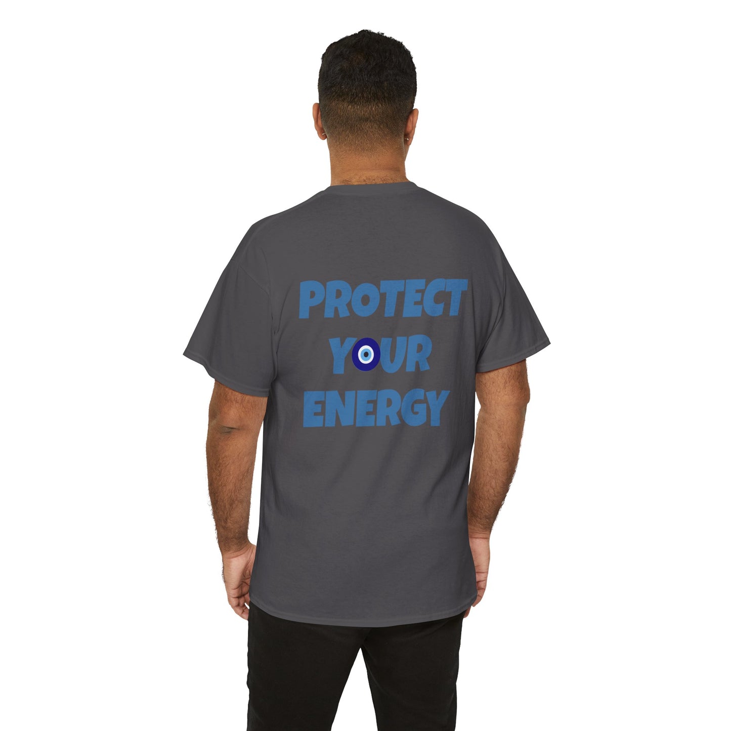 Evil Eye Graphic Tee – Unisex Casual Cotton T-Shirt | Protect Your Energy Shirt, Positive Vibes Apparel, Spiritual Gift - Wolf Aura Co