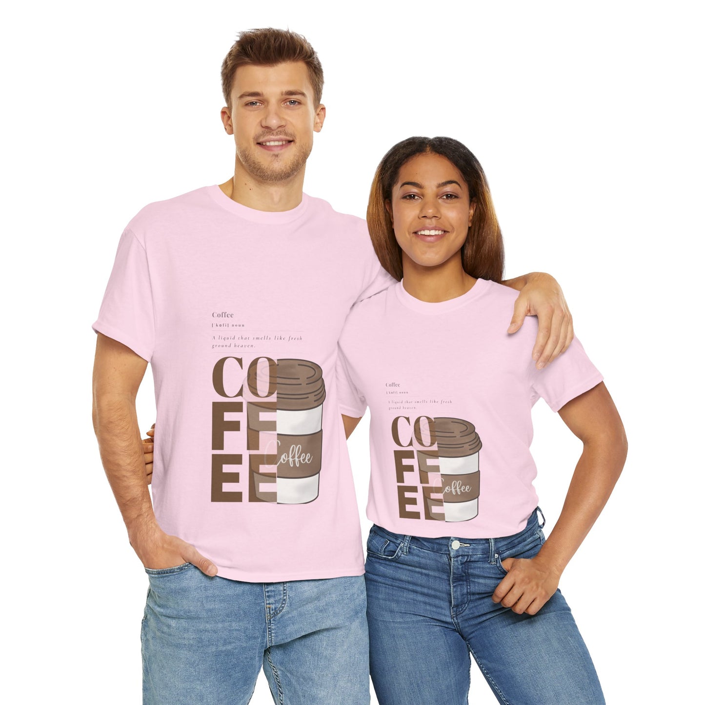 Fresh Brew Vibes Unisex Cotton Tee – Casual Coffee Lover’s T-Shirt