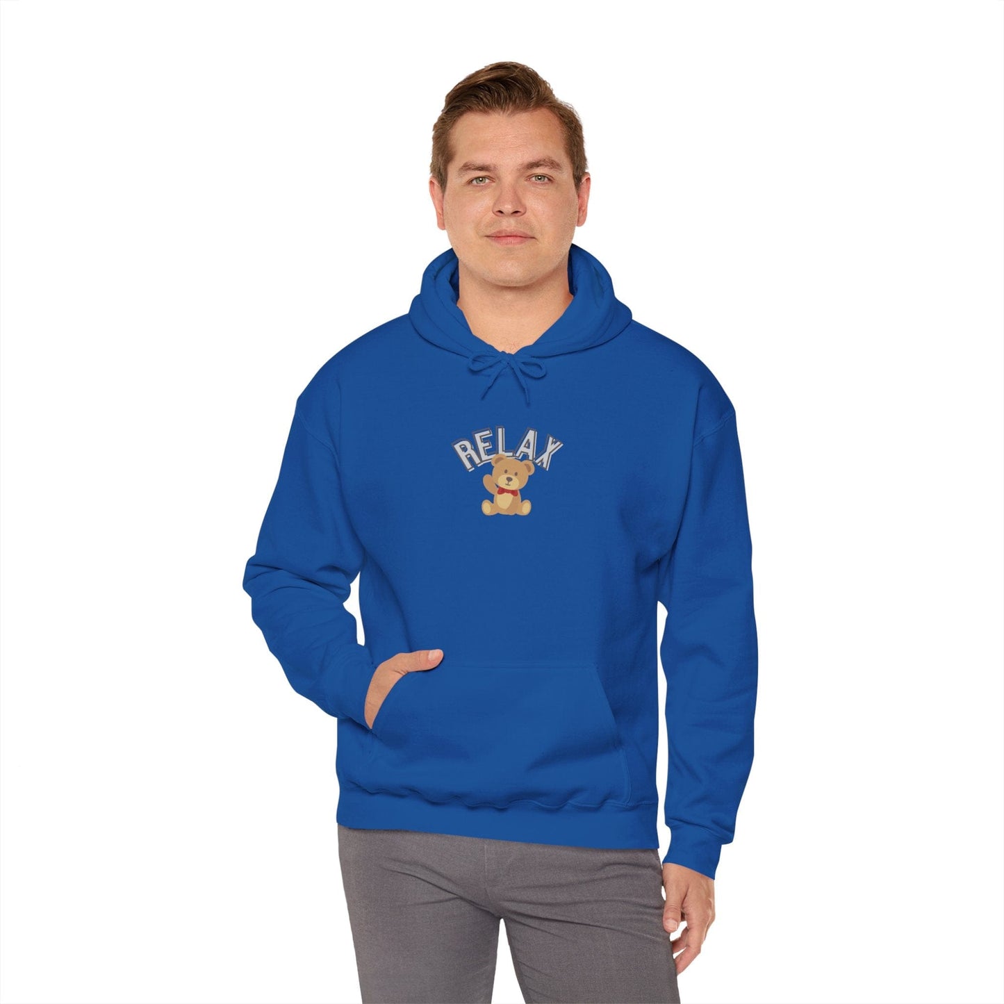 Teddy Bear Graphic Hoodie – Relaxation Sweatshirt for Men & Women - Wolf Aura Co