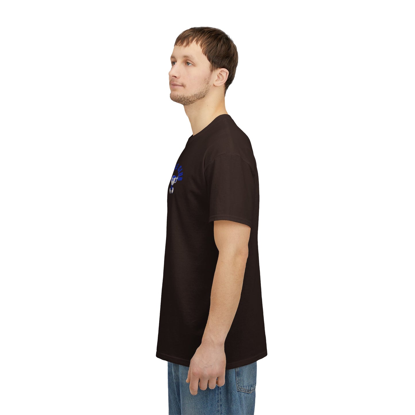 Coffee Club Cotton T-Shirt – Casual Graphic Tee, Coffee Lover Gift, Everyday Comfort - Wolf Aura Co