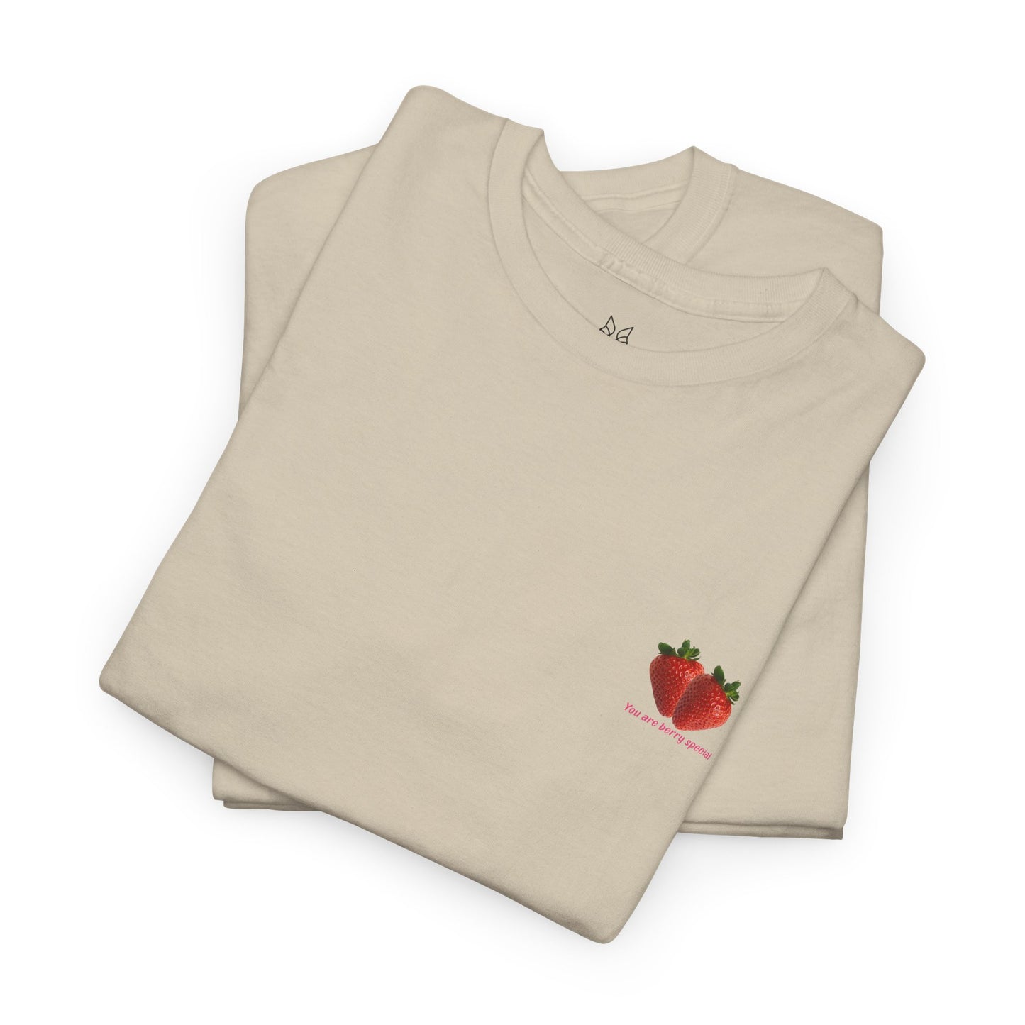 Strawberry Print Casual T-Shirt | Cute Graphic Tee, Everyday Comfort, Fruit-Inspired Fashion - Wolf Aura Co