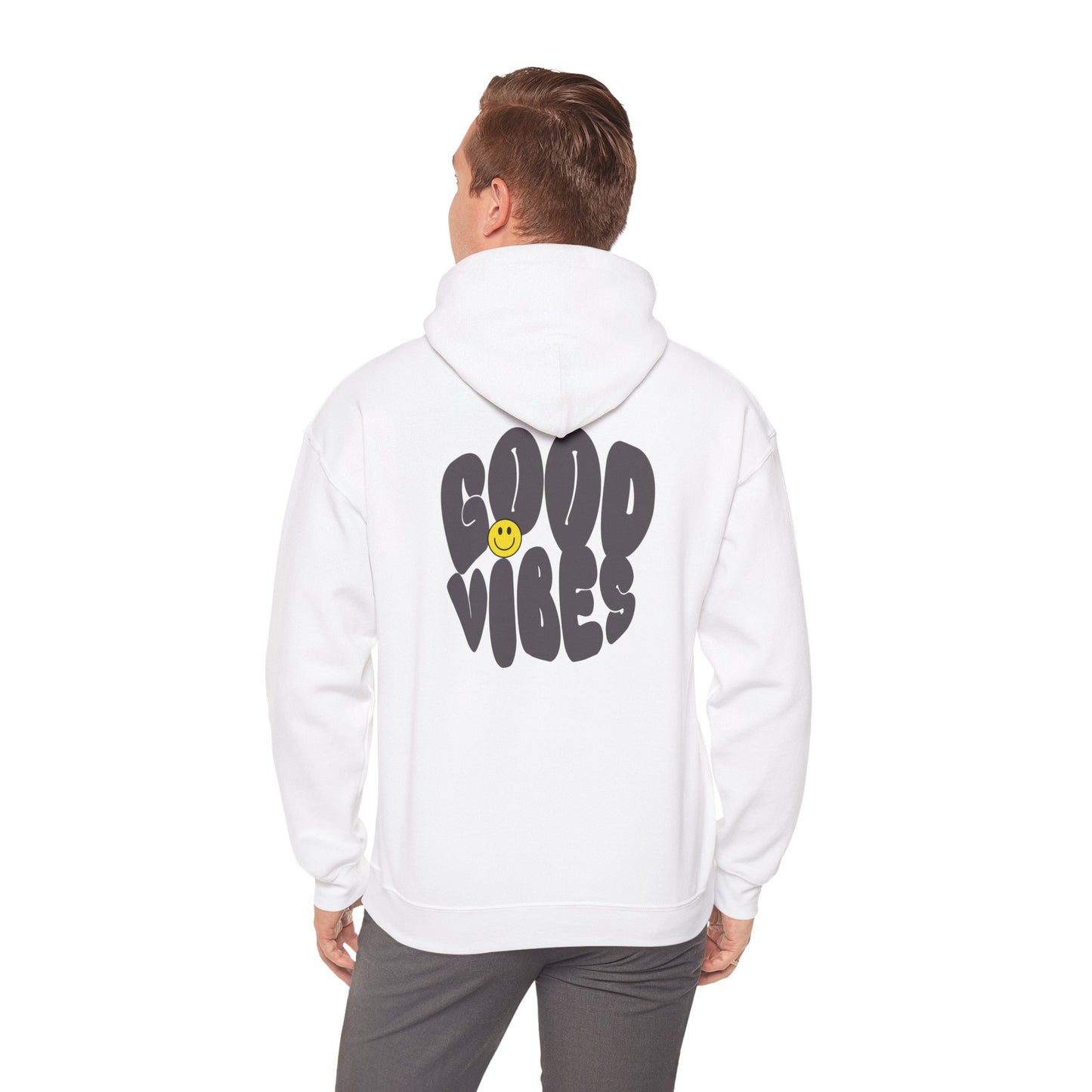 Good Vibes Unisex Hoodie - Cozy Sweatshirt, Casual Wear, Perfect Gift, Everyday Comfort, Trendy Fashion - Wolf Aura Co