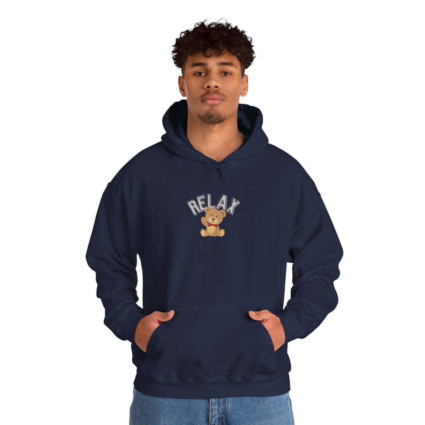Teddy Bear Graphic Hoodie – Relaxation Sweatshirt for Men & Women - Wolf Aura Co