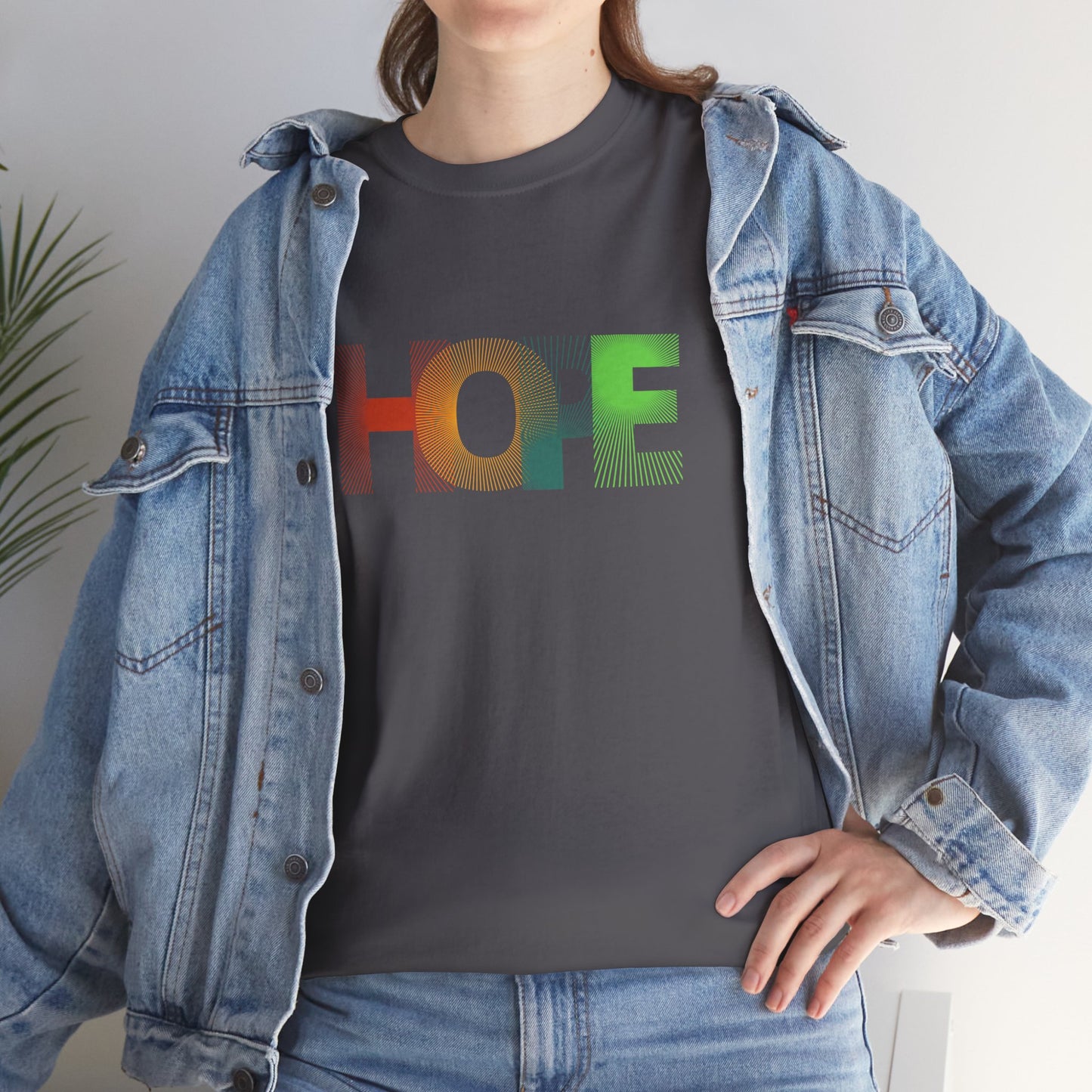 Unisex Hope Graphic Tee – Motivational Casual Wear - Wolf Aura Co
