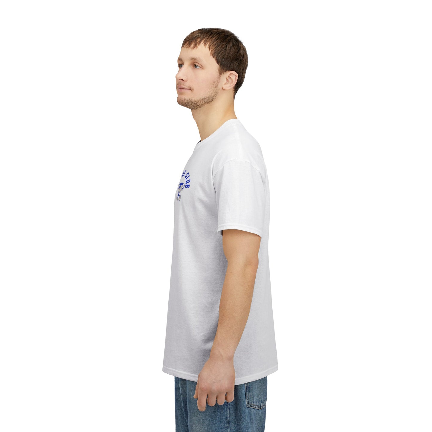Coffee Club Cotton T-Shirt – Casual Graphic Tee, Coffee Lover Gift, Everyday Comfort - Wolf Aura Co
