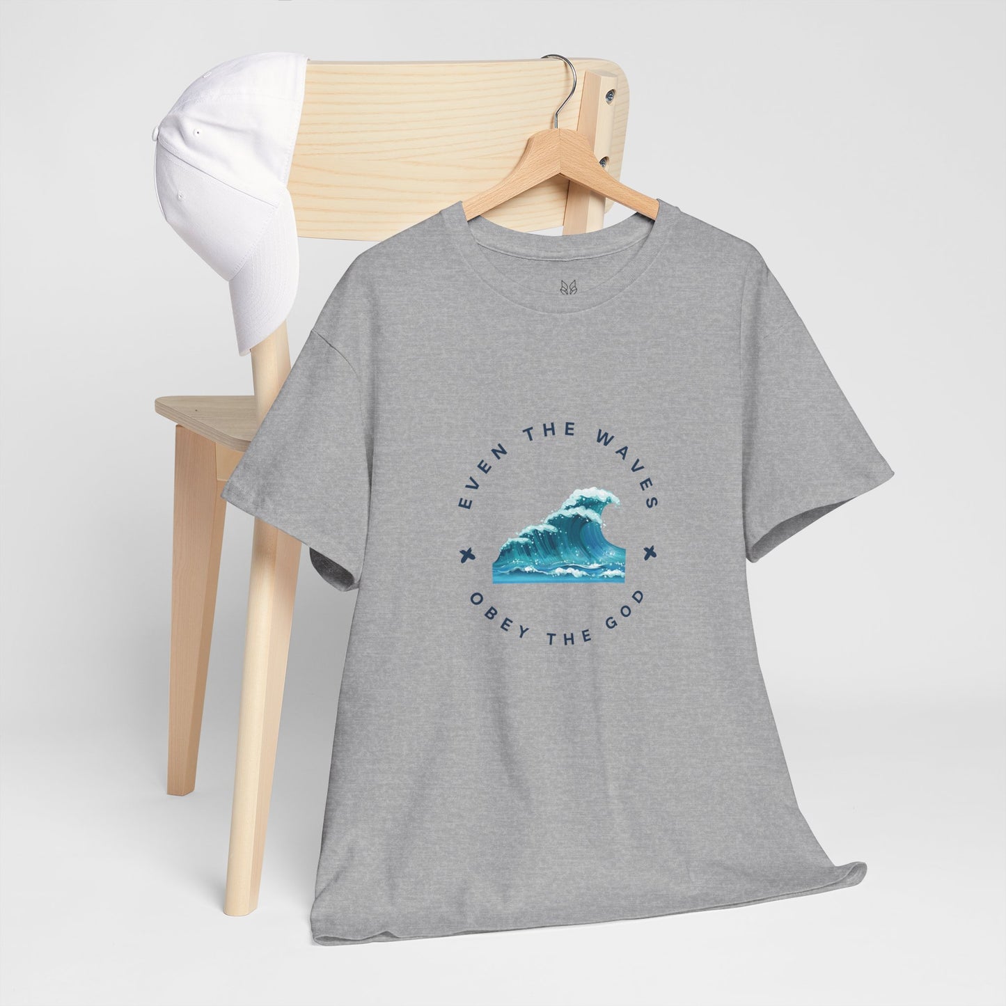 Wave Unisex Tee – Casual Cotton T-Shirt for Everyday Comfort - Wolf Aura Co