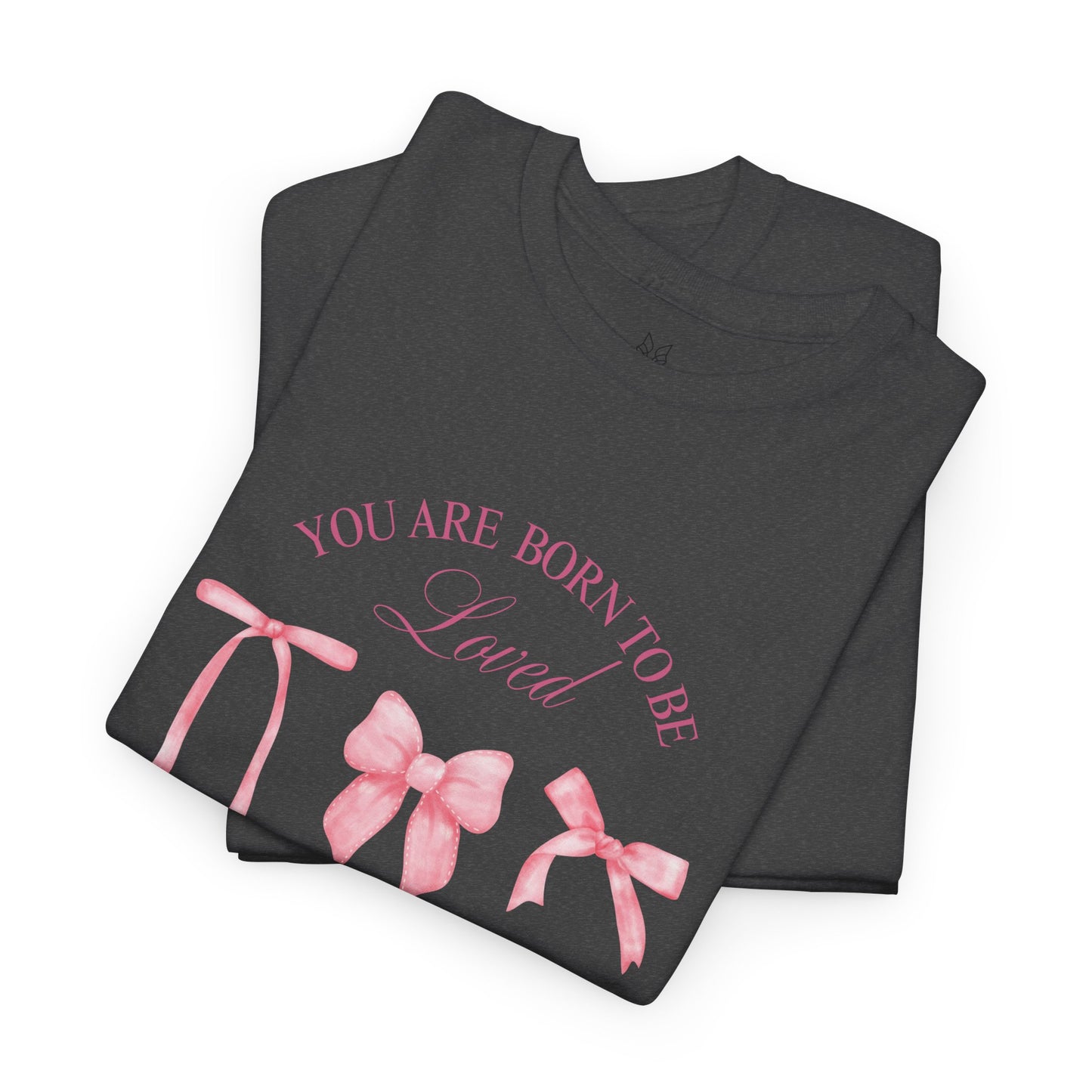 Cute Bow Cotton T-Shirt – Casual Graphic Tee, Everyday Comfort, Gift for Her - Wolf Aura Co