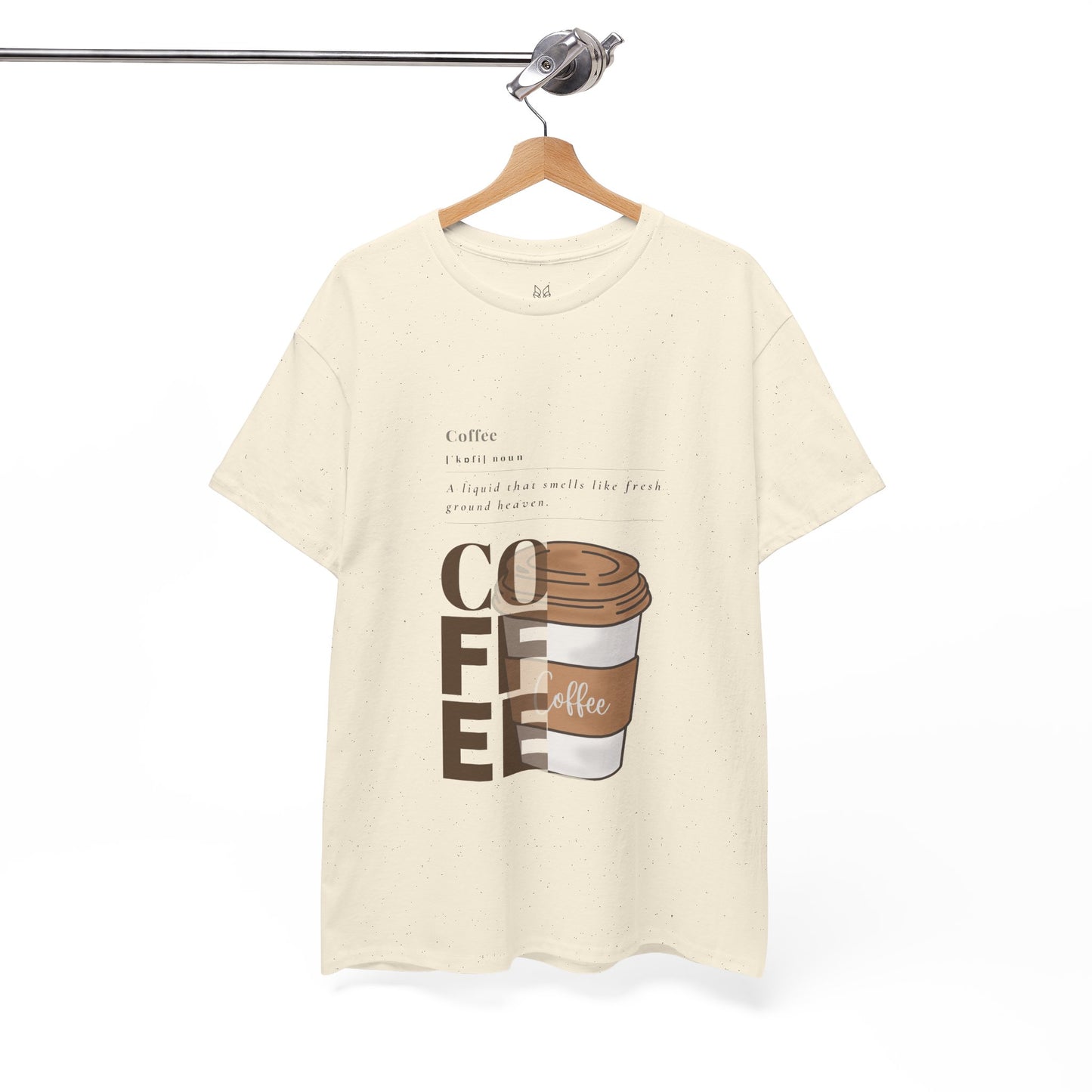 Fresh Brew Vibes Cotton T-Shirt – Casual Coffee Lovers Graphic Tee, Everyday Comfort, Barista Gift - Wolf Aura Co