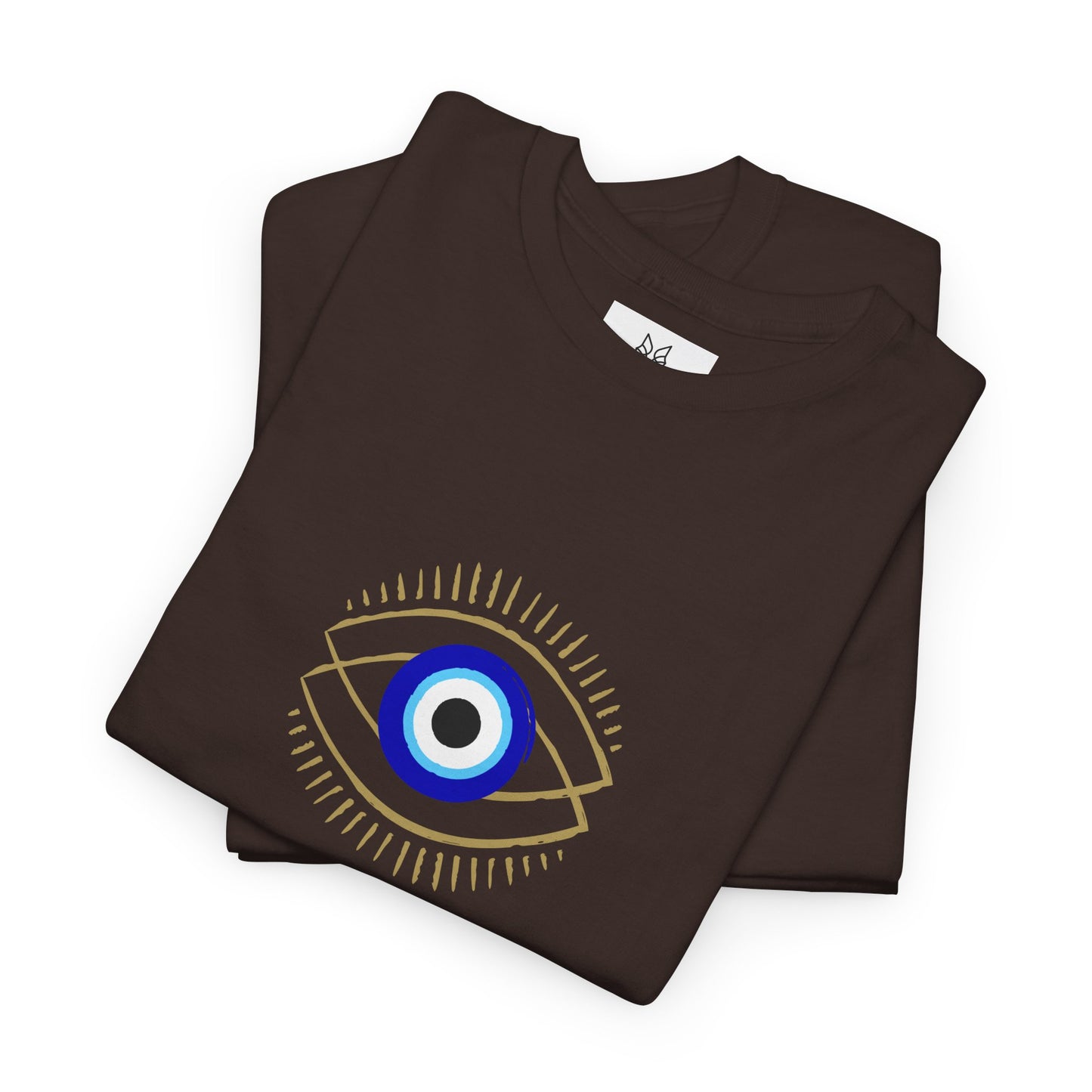 Evil Eye Graphic Tee – Unisex Casual Cotton T-Shirt | Protect Your Energy Shirt, Positive Vibes Apparel, Spiritual Gift - Wolf Aura Co