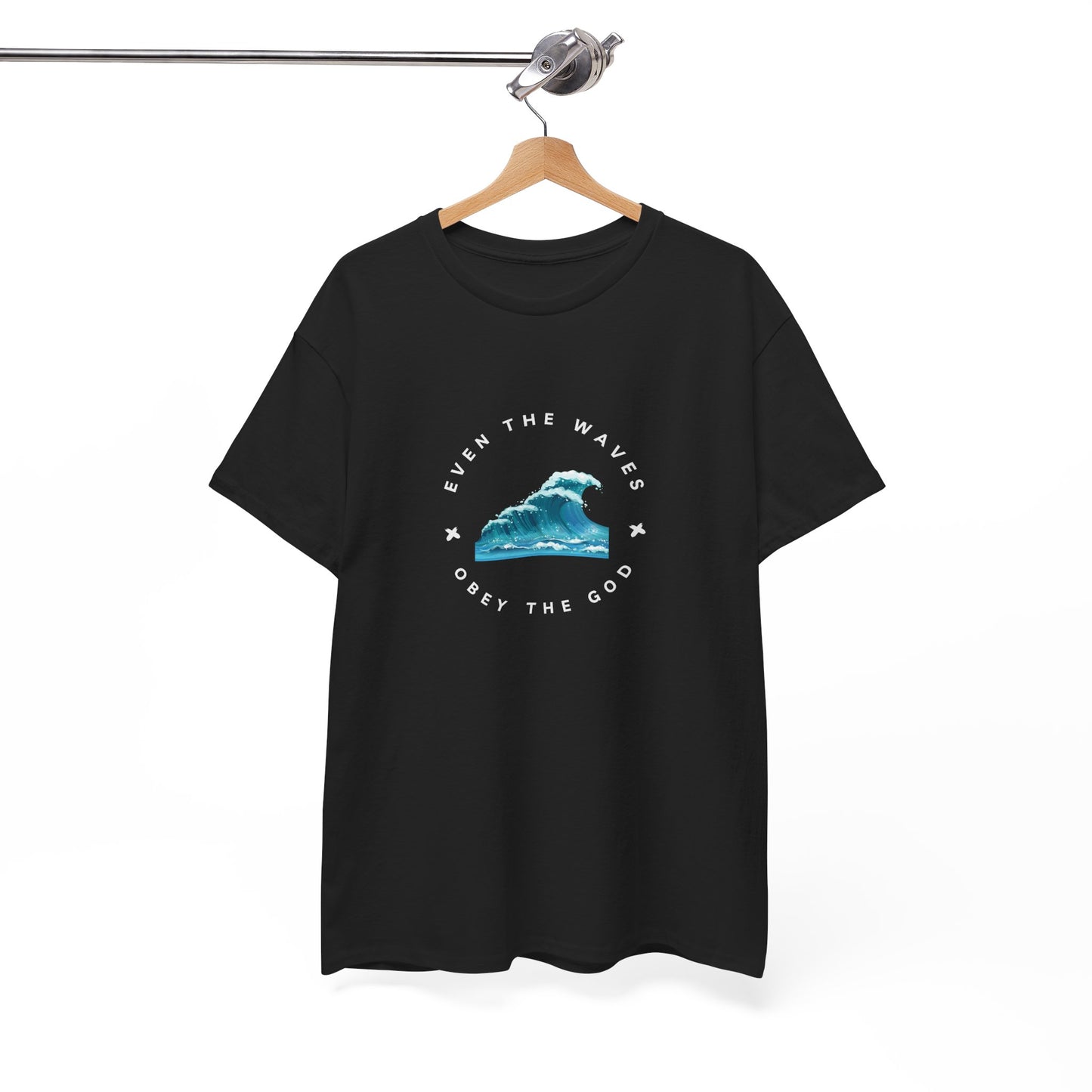 Wave Unisex Tee – Casual Cotton T-Shirt for Everyday Comfort - Wolf Aura Co