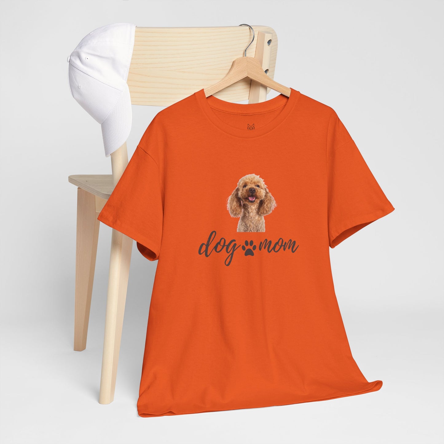 Dog Print Cotton T-Shirt – Cute Casual Tee for Dog Moms | Gift for Dog Lovers, Everyday Comfort, Pet Parent Apparel - Wolf Aura Co