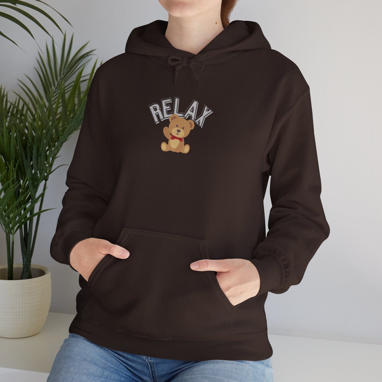 Teddy Bear Graphic Hoodie – Relaxation Sweatshirt for Men & Women - Wolf Aura Co