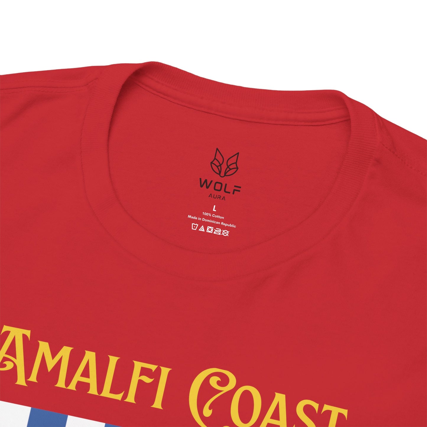 Unisex Amalfi Coast T-Shirt – Casual Coastal Graphic Tee - Wolf Aura Co