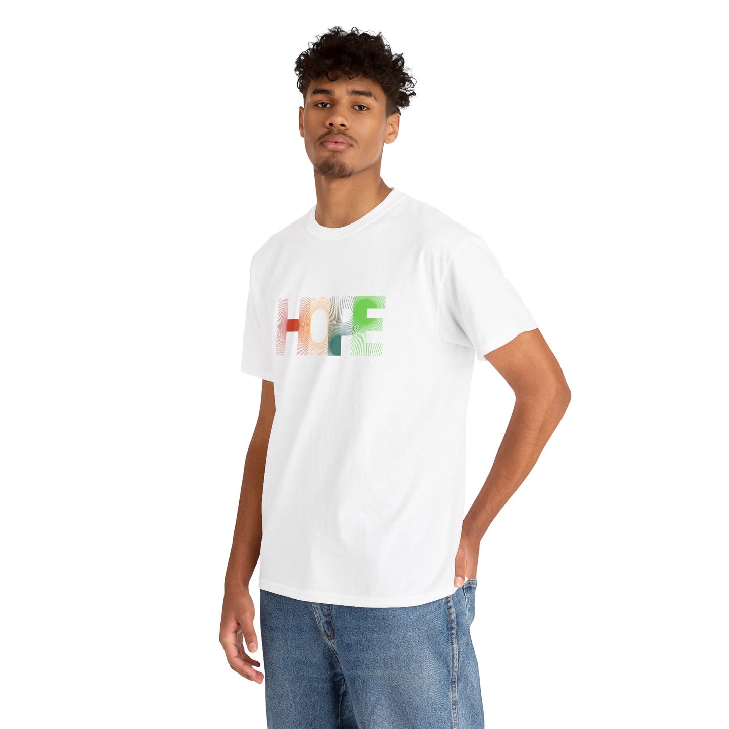 Unisex Hope Graphic Tee – Motivational Casual Wear - Wolf Aura Co