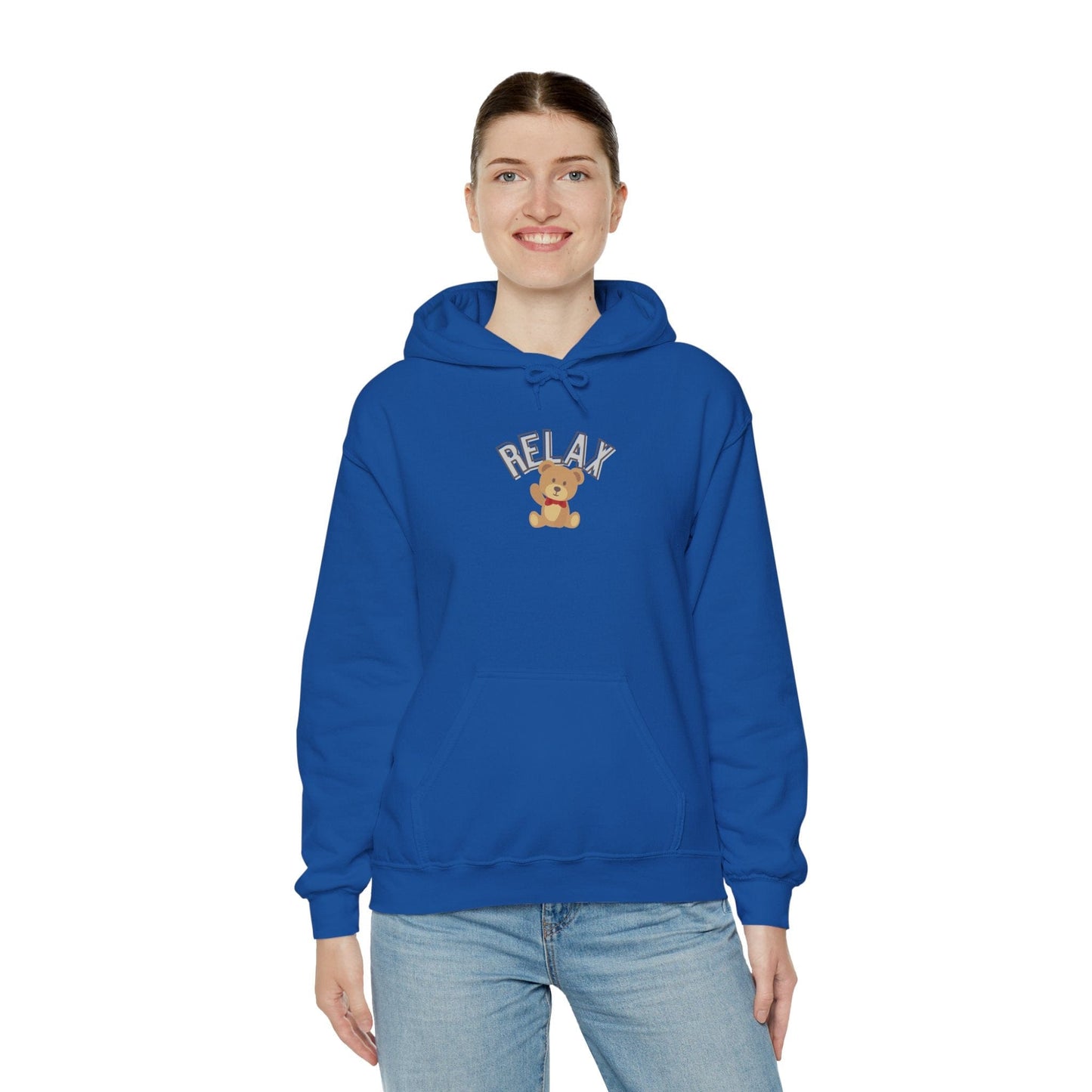 Teddy Bear Graphic Hoodie – Relaxation Sweatshirt for Men & Women - Wolf Aura Co