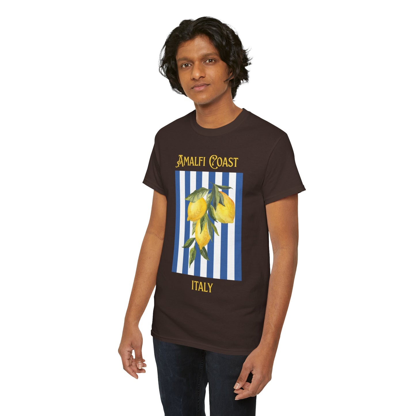 Unisex Amalfi Coast T-Shirt – Casual Coastal Graphic Tee - Wolf Aura Co