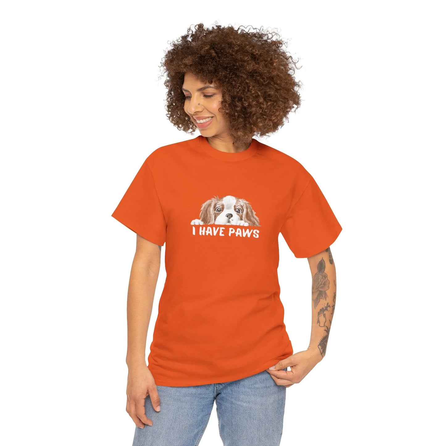 Dog Lover's Unisex Tee - I Have Paws - Wolf Aura Co