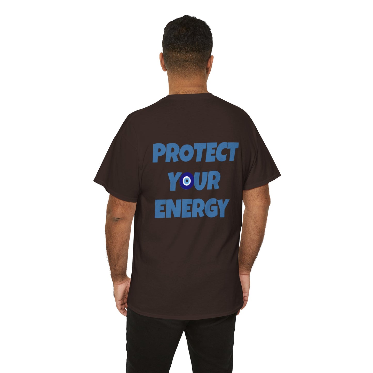 Evil Eye Graphic Tee – Unisex Casual Cotton T-Shirt | Protect Your Energy Shirt, Positive Vibes Apparel, Spiritual Gift - Wolf Aura Co
