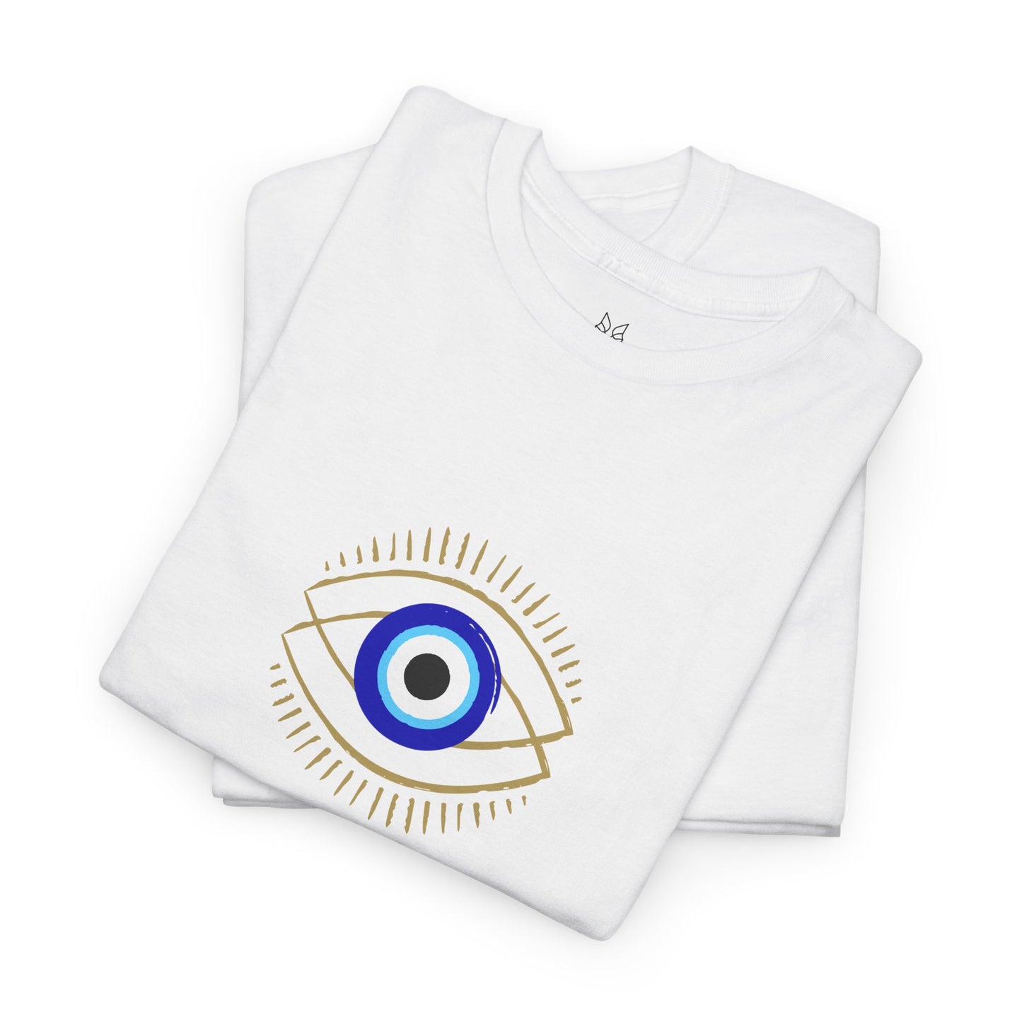 Evil Eye Graphic Tee – Unisex Casual Cotton T-Shirt | Protect Your Energy Shirt, Positive Vibes Apparel, Spiritual Gift - Wolf Aura Co