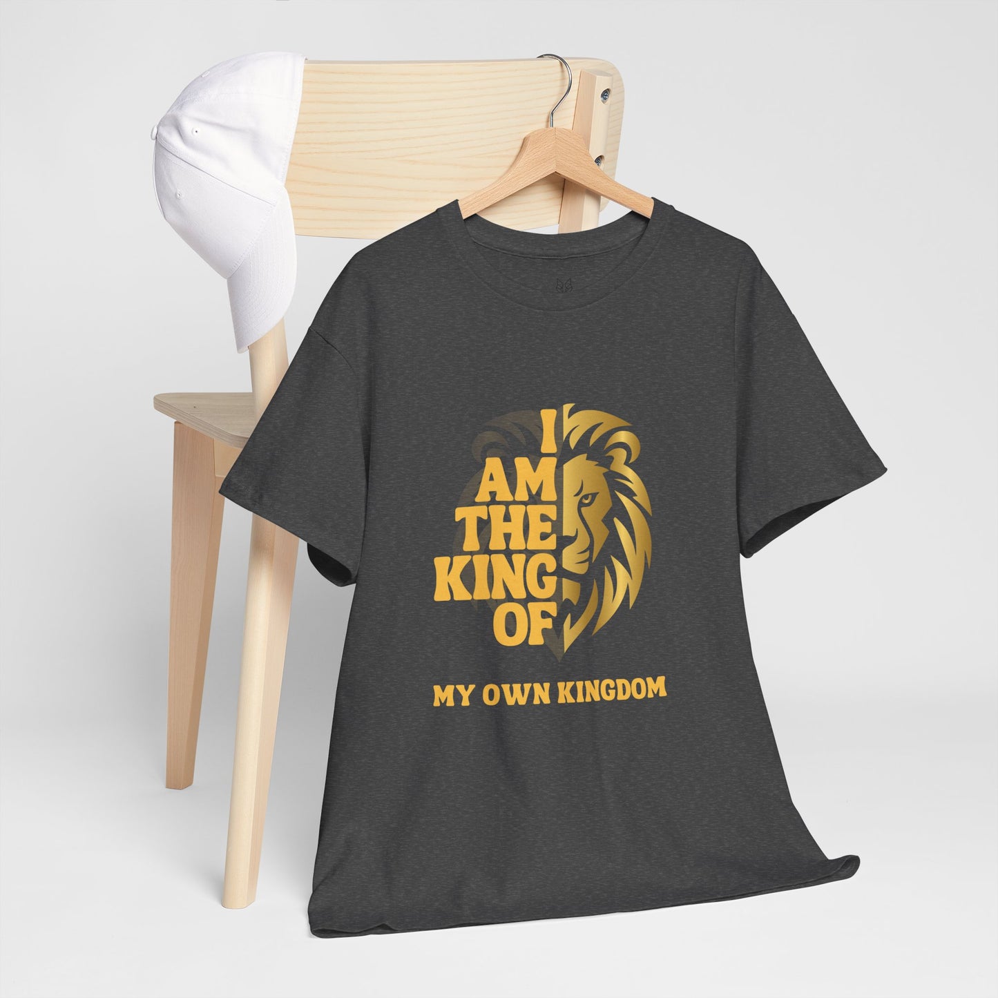 Lion Print Cotton T-Shirt – Fierce Graphic Tee, Casual Everyday Wear, Animal Lover Gift - Wolf Aura Co