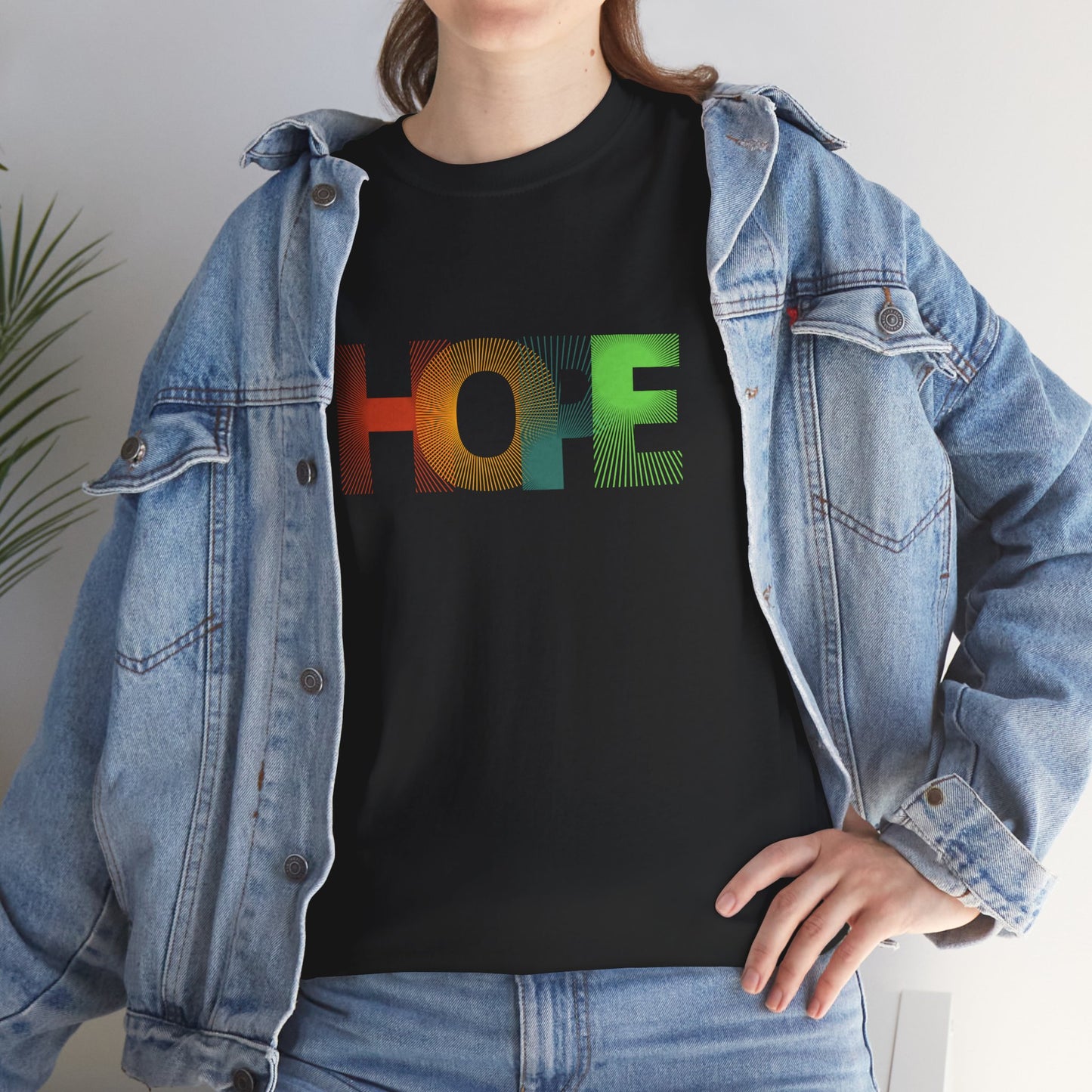 Unisex Hope Graphic Tee – Motivational Casual Wear - Wolf Aura Co