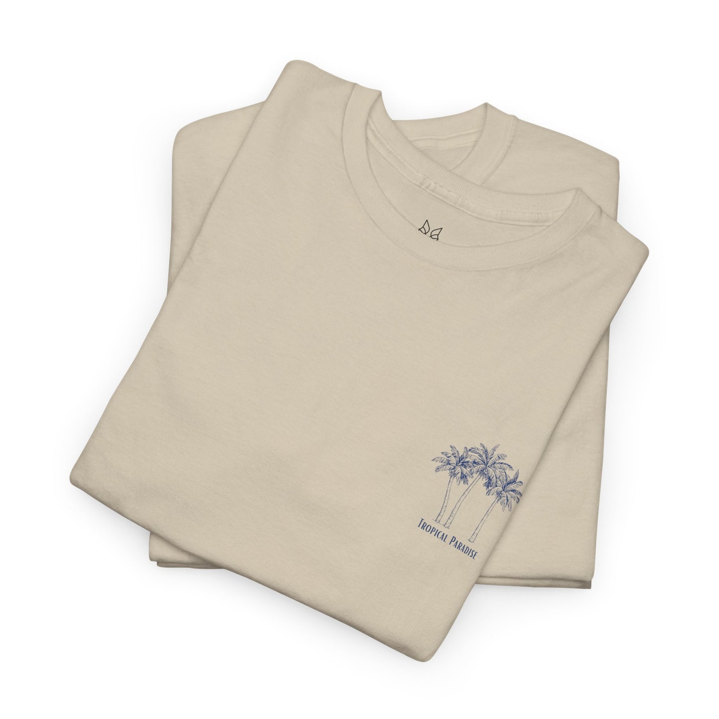 Palm Tree Print Cotton T-Shirt – Casual Summer Tee, Beachwear, Tropical Graphic Shirt, Everyday Comfort - Wolf Aura Co