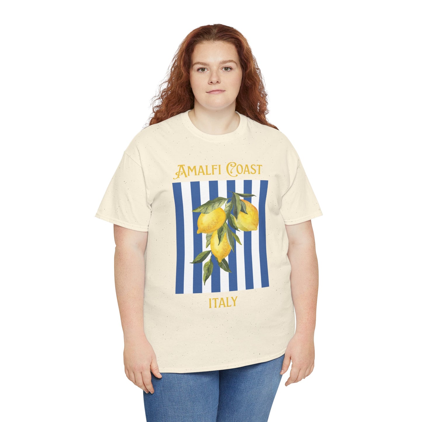 Unisex Amalfi Coast T-Shirt – Casual Coastal Graphic Tee - Wolf Aura Co