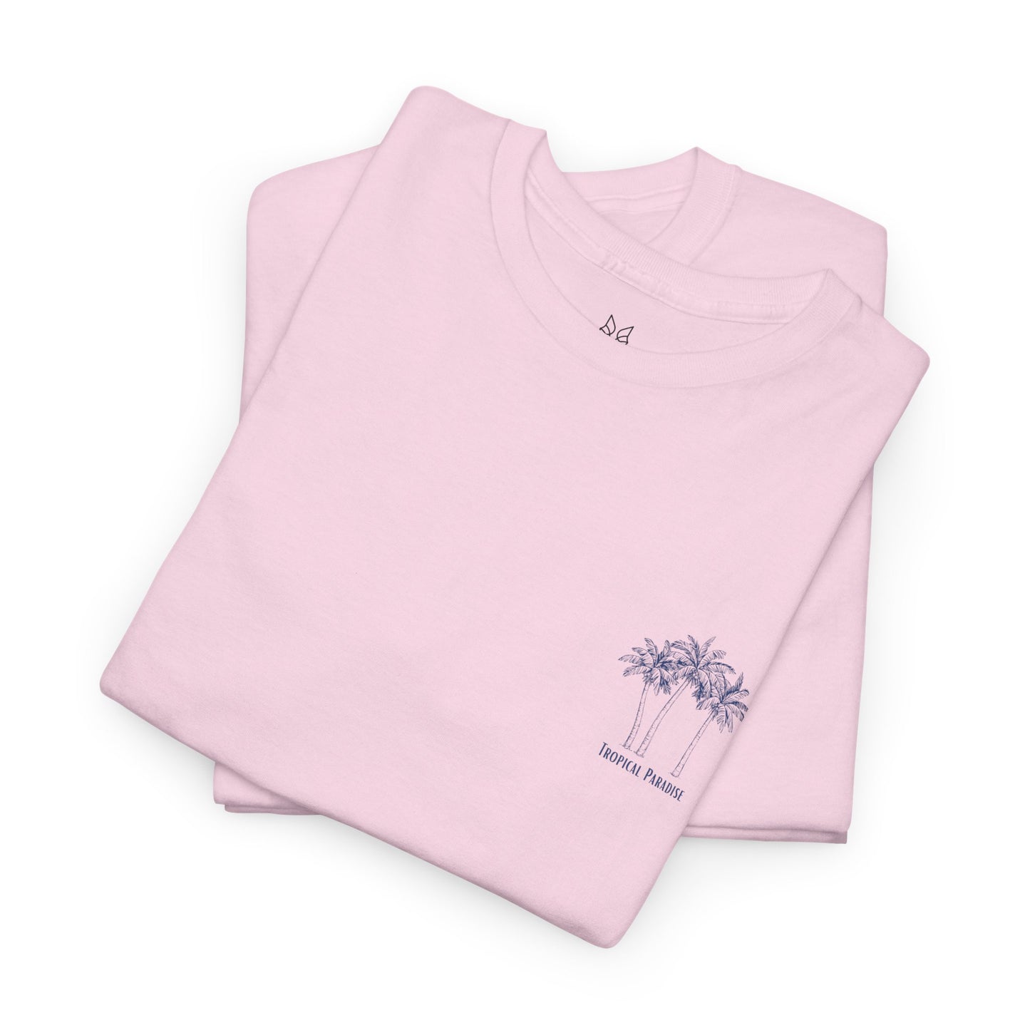 Palm Tree Print Cotton T-Shirt – Casual Summer Tee, Beachwear, Tropical Graphic Shirt, Everyday Comfort - Wolf Aura Co