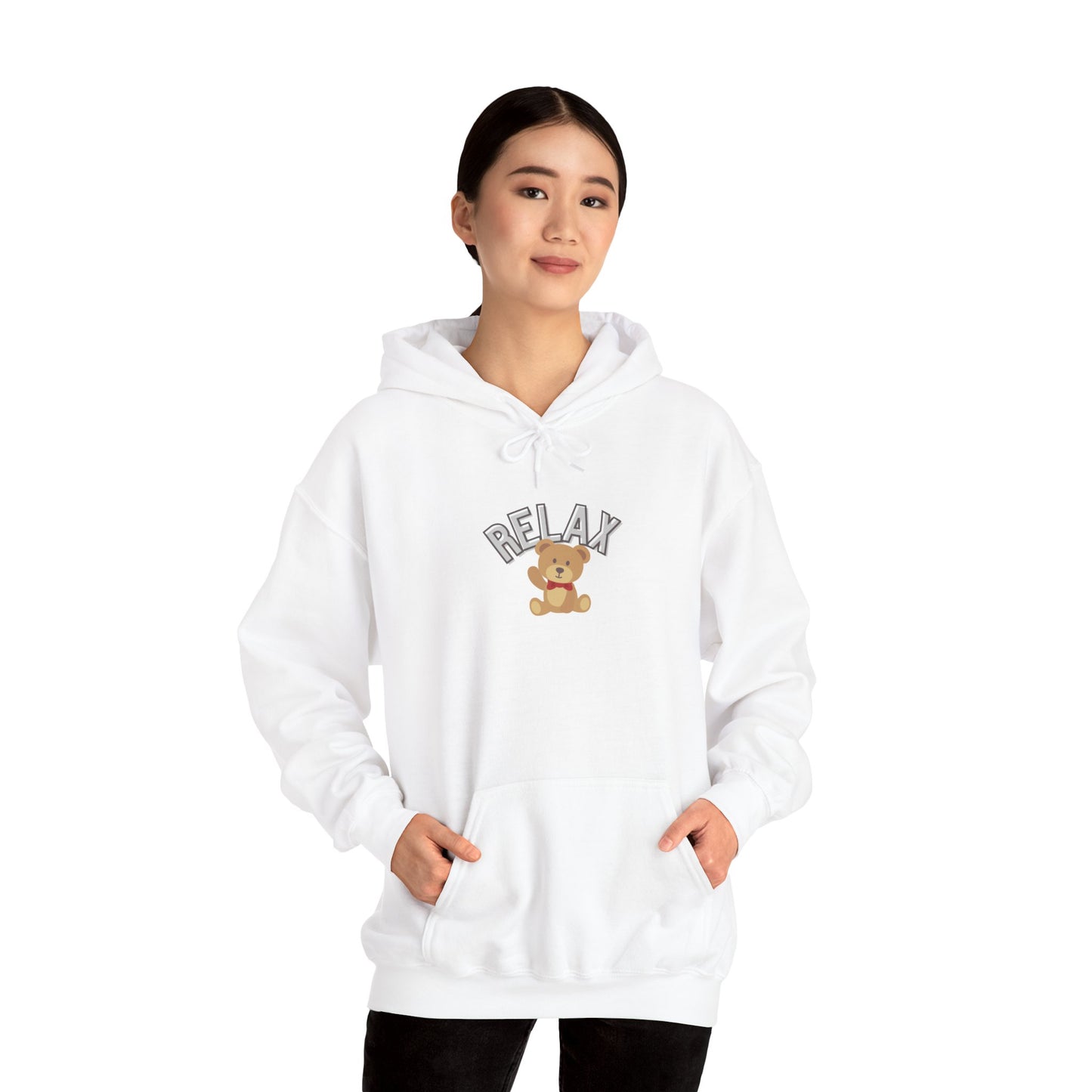 Teddy Bear Graphic Hoodie – Relaxation Sweatshirt for Men & Women - Wolf Aura Co