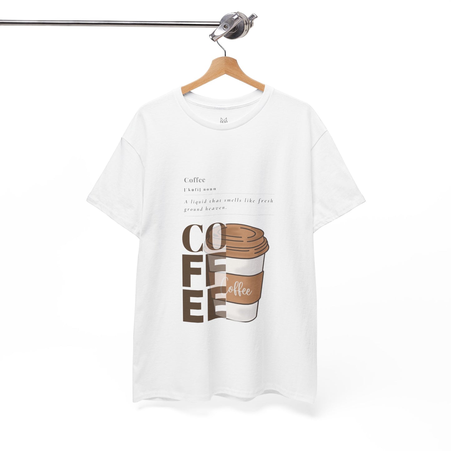 Fresh Brew Vibes Cotton T-Shirt – Casual Coffee Lovers Graphic Tee, Everyday Comfort, Barista Gift - Wolf Aura Co